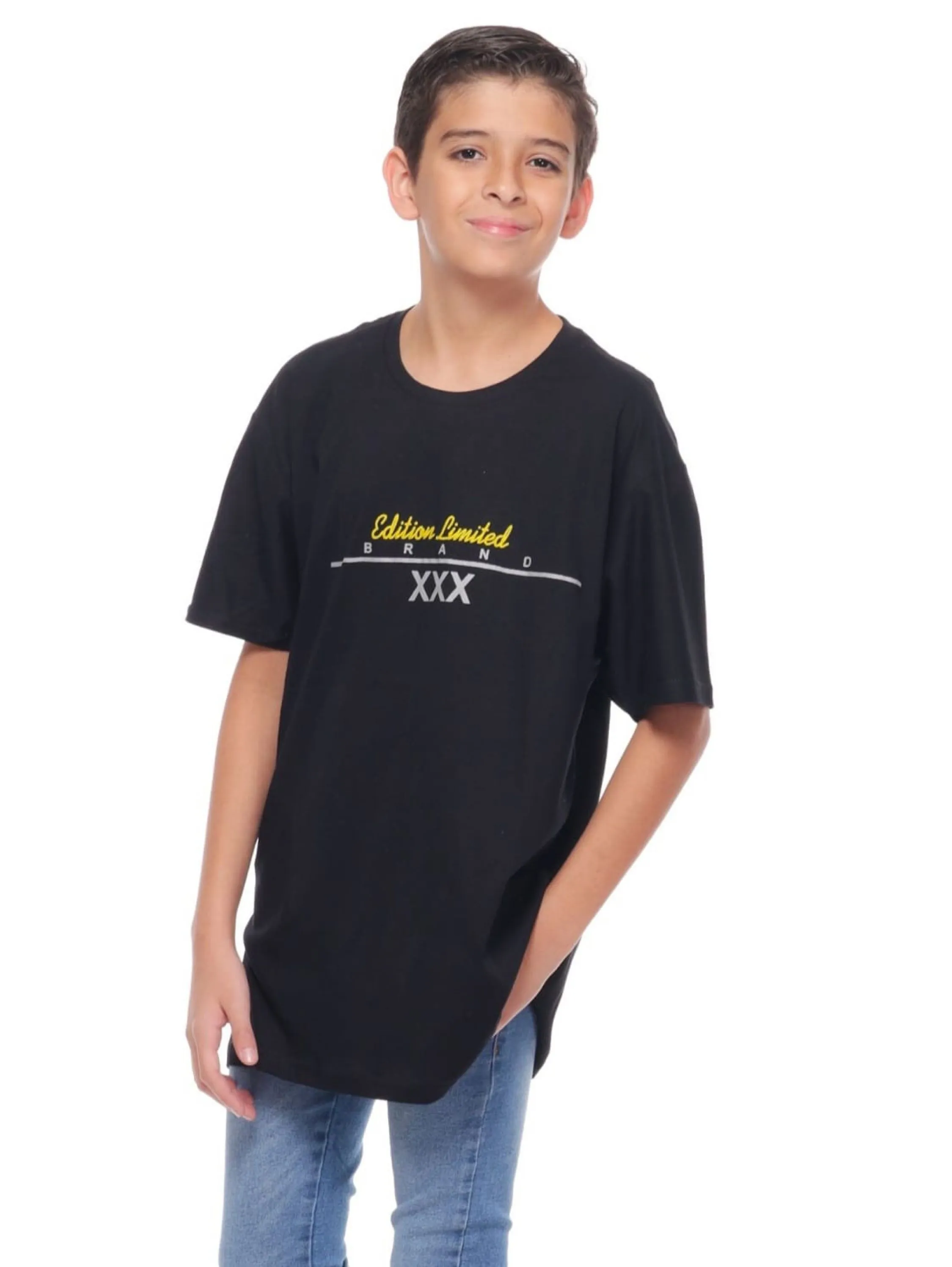 Camiseta Infantil Estampada Gola Redonda Masculina