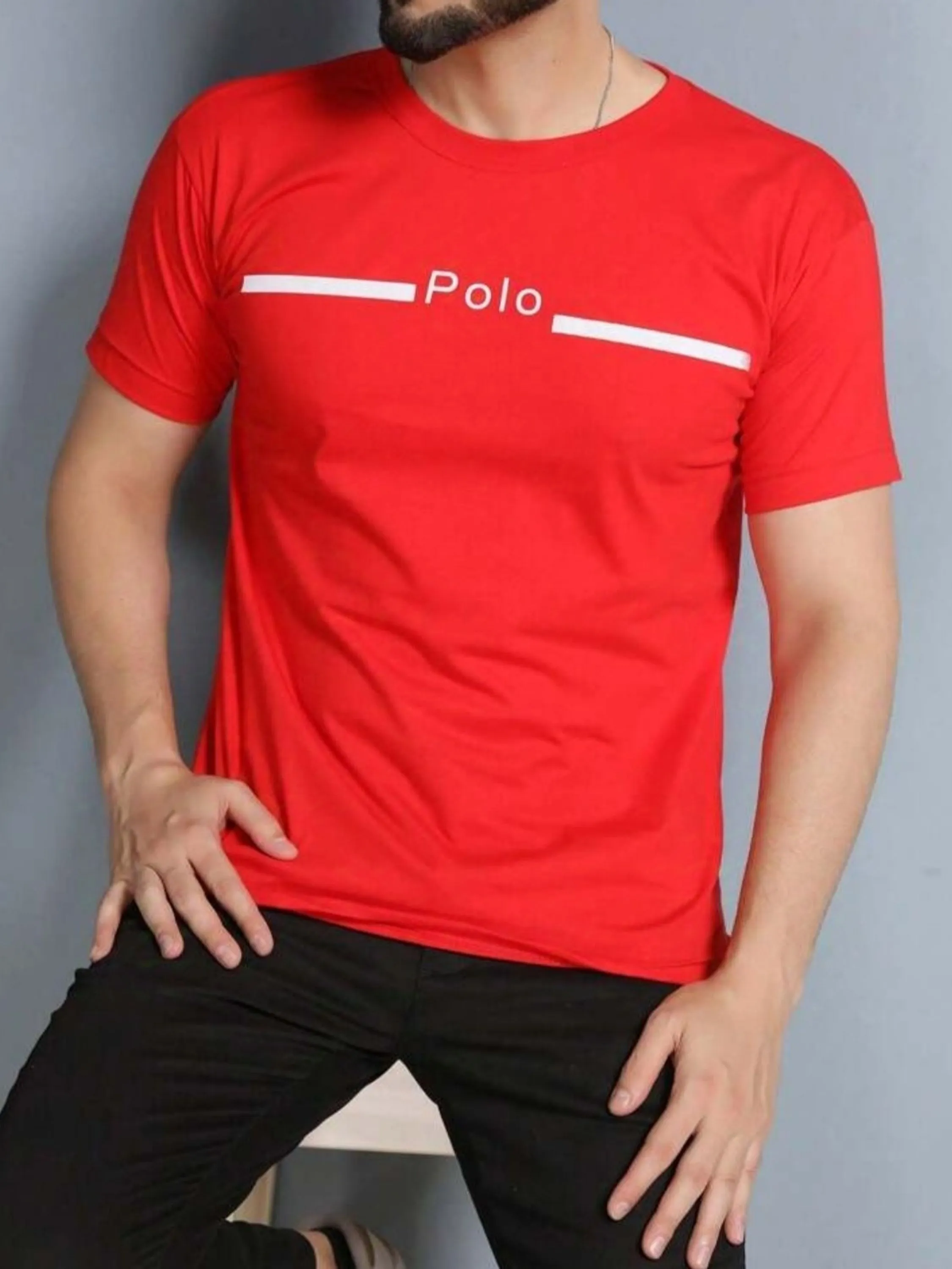 Camiseta Masculina Bordada POLO Algodão