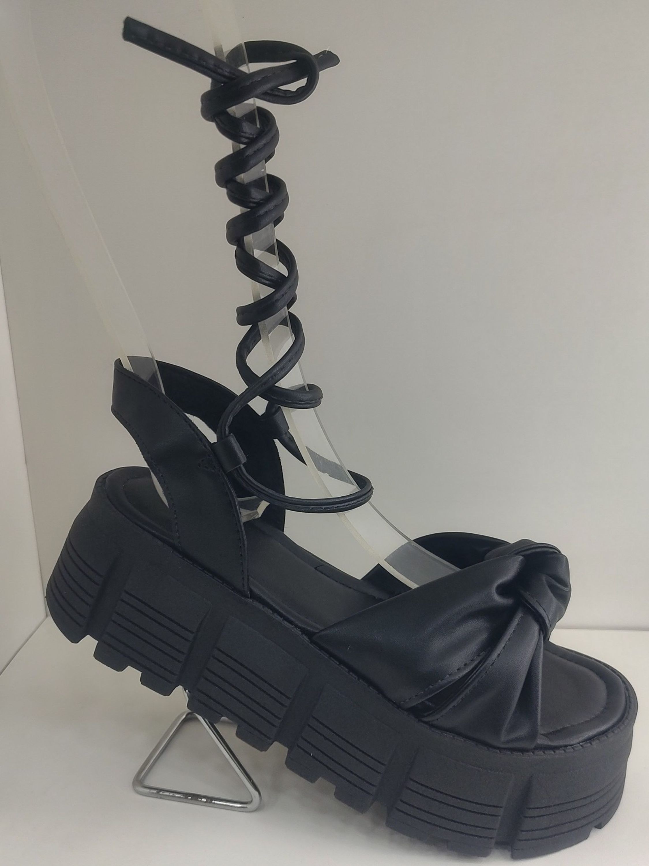 Sandália Plataforma Amarração Laço 2425