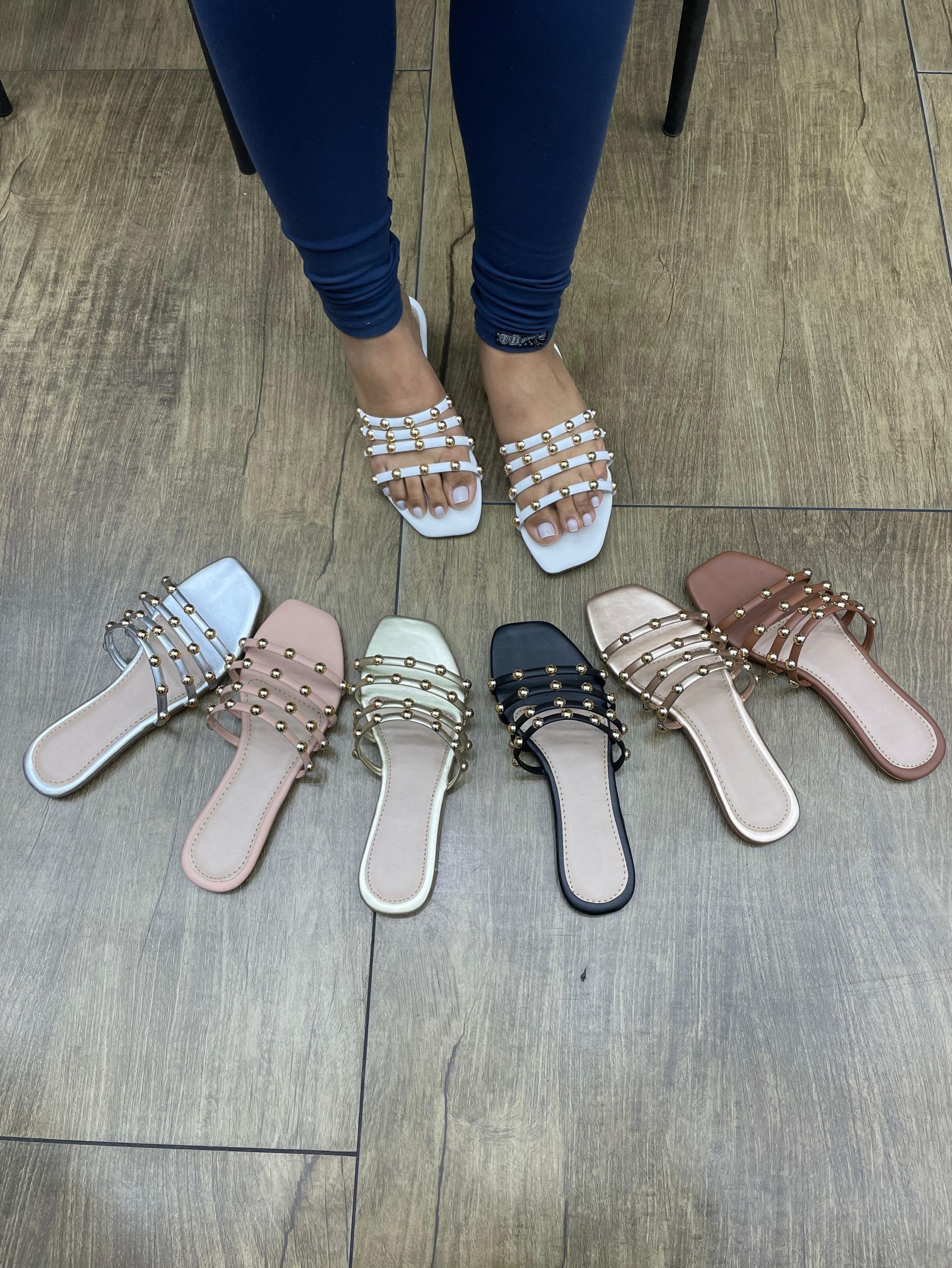 Rasteirinha Tiras Balls R2570