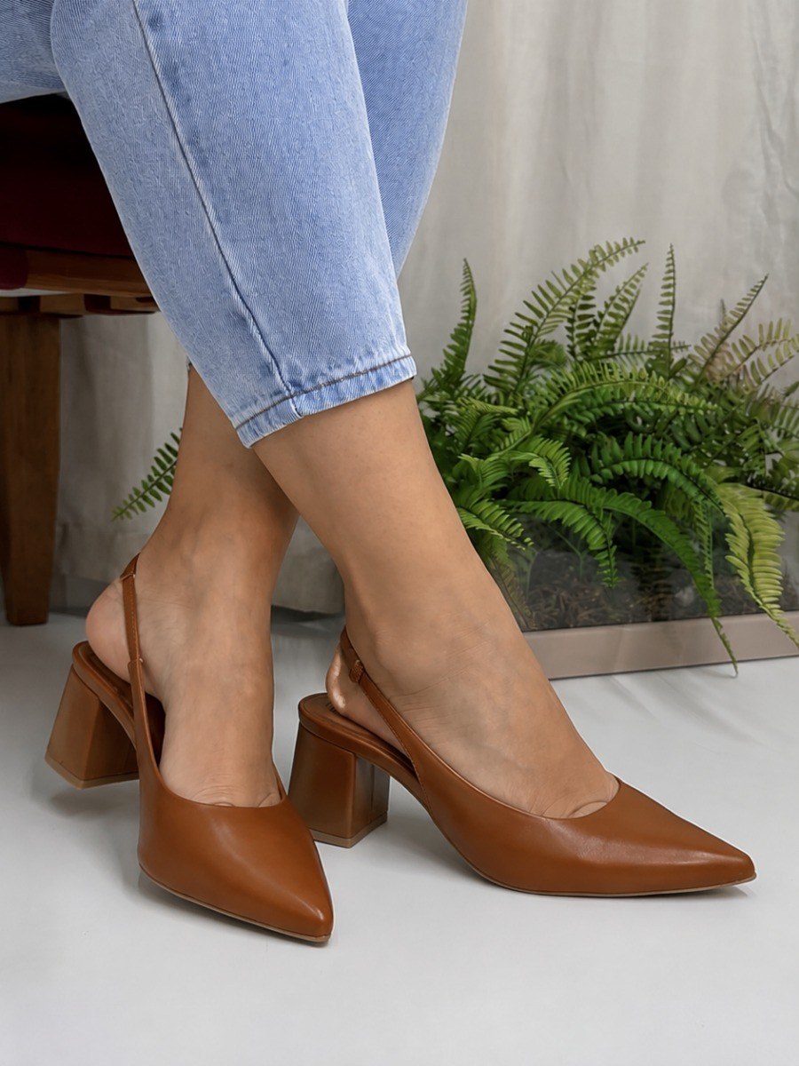 Scarpin Salto Bloco Intense 136500