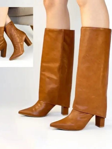 Bota Cano Curto Capa Versátil Cléo 8689424