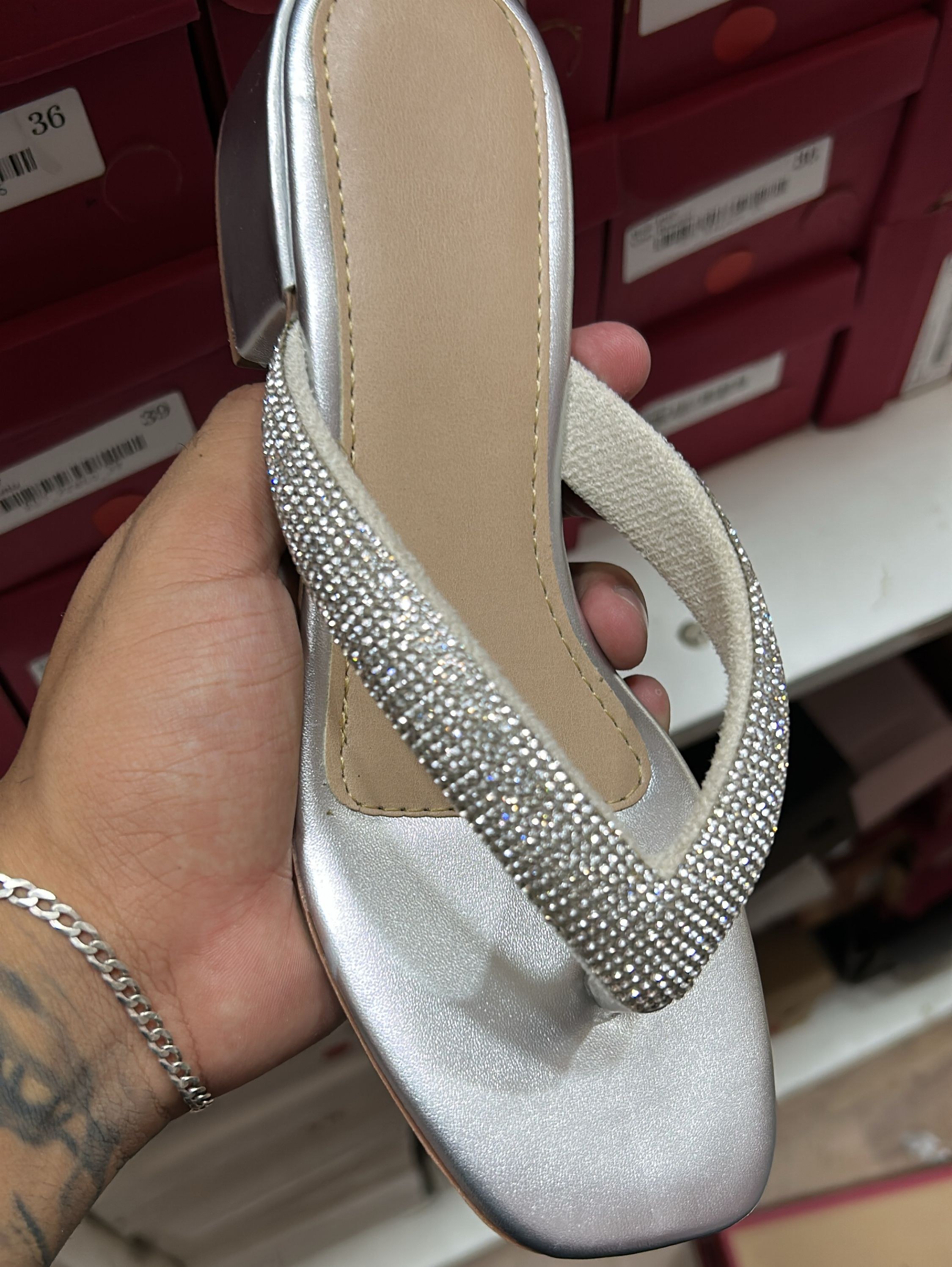 Tamanco Salto Baixo Grafite S13