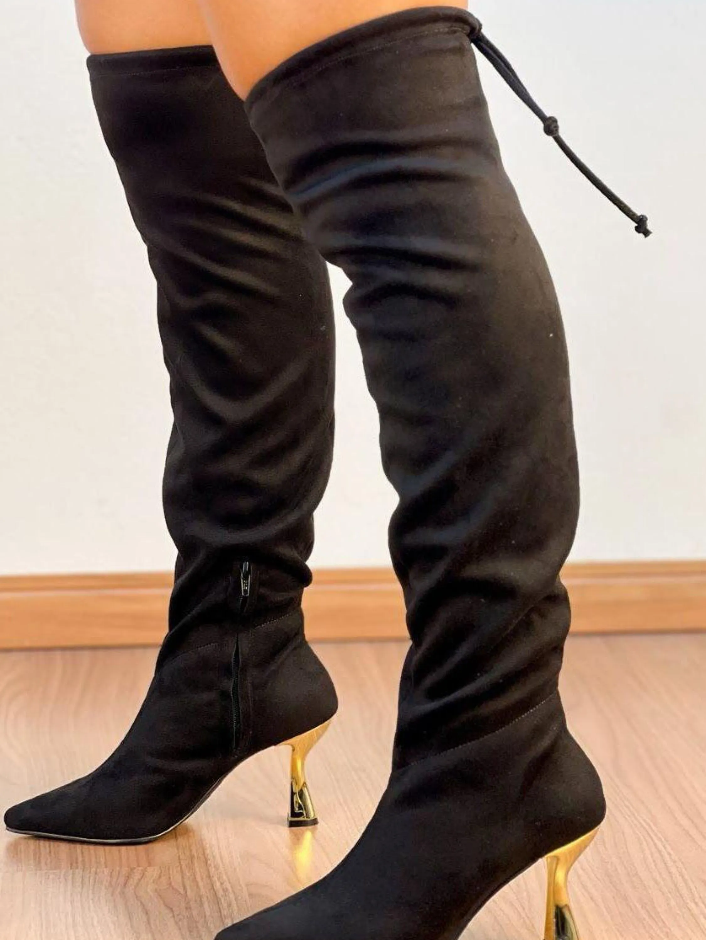 Bota Over Salto Cromado 891C6060