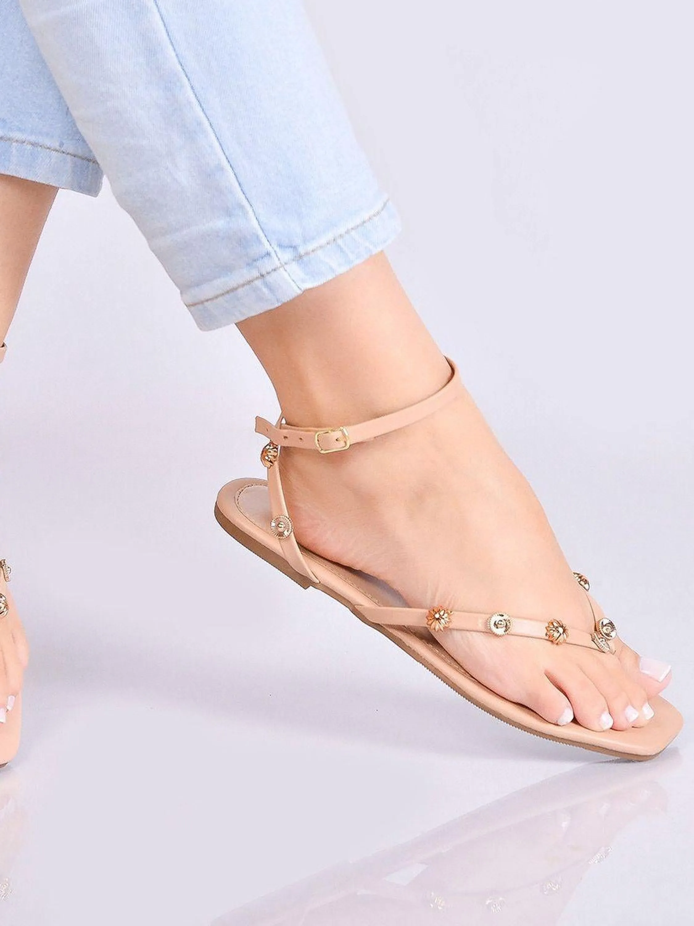 Sandalia Rasteira Dedo Balls R720