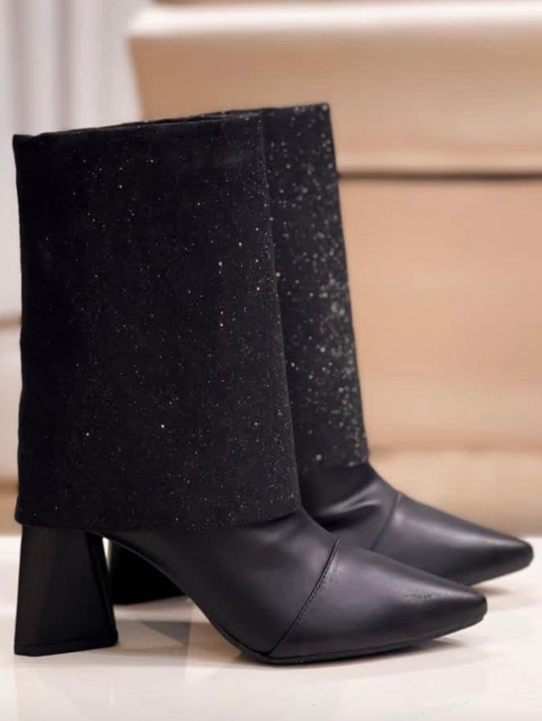 Bota Santorine Gliter Salto Triângulo 46-46-223