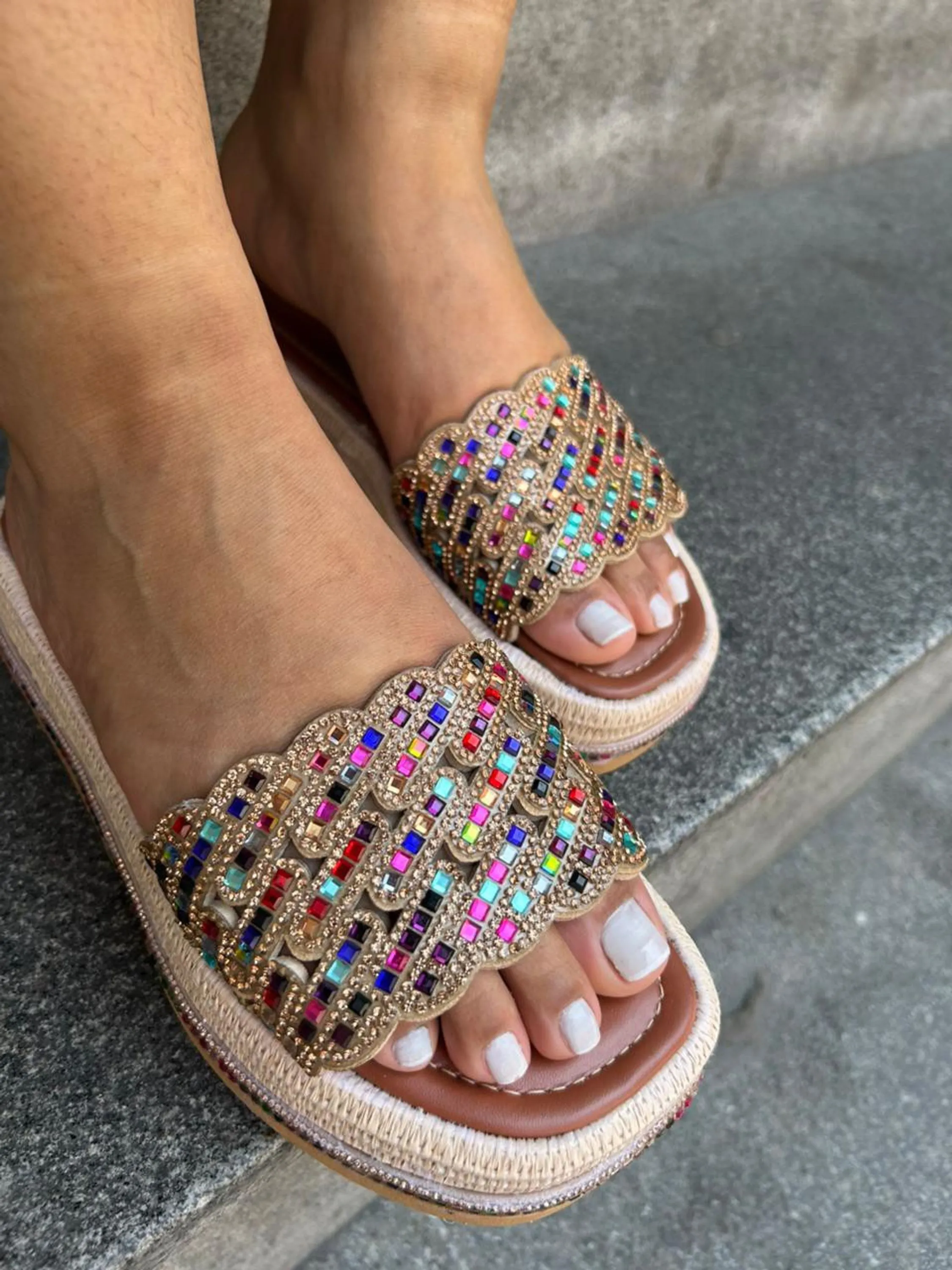 Papete Flat Palha Cromática