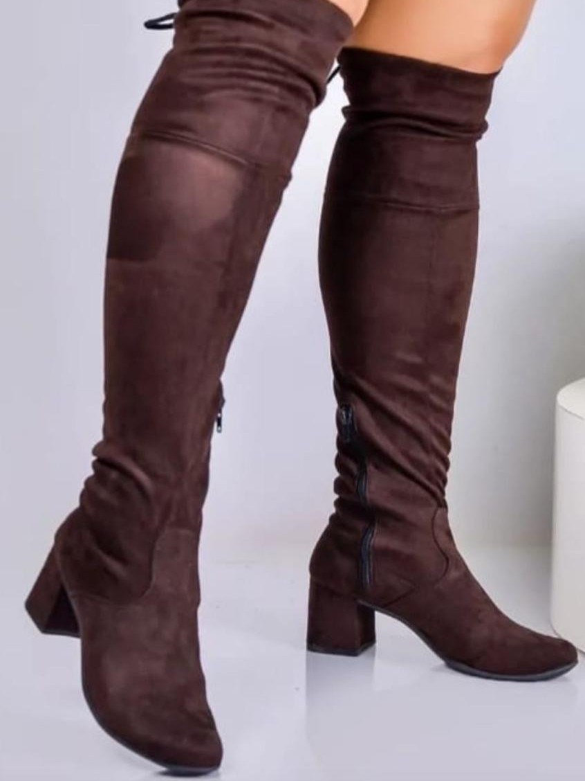 Bota Over Salto Bloco Clara 664