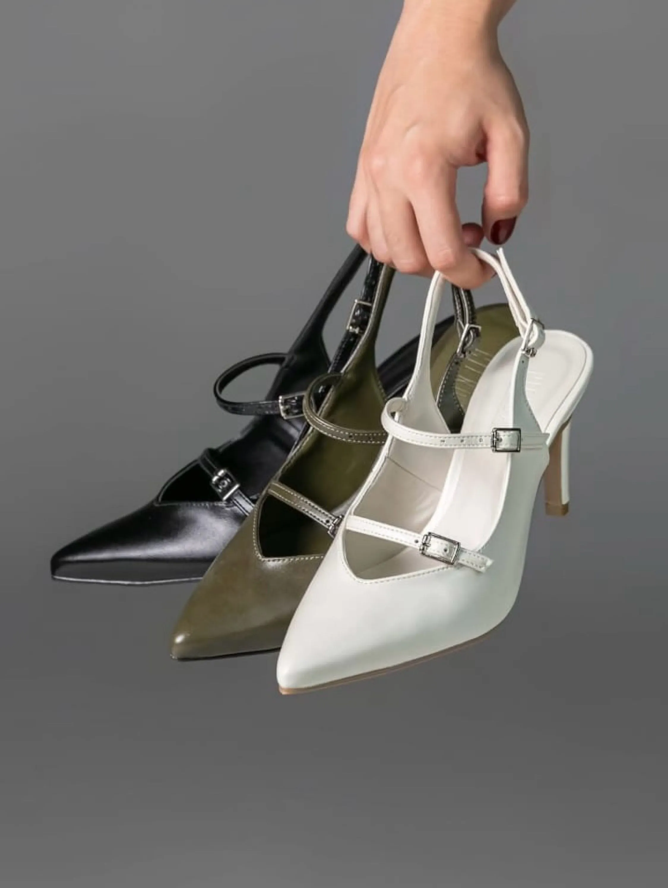 Scarpin Bico Fino Salto Fino Napa 498116