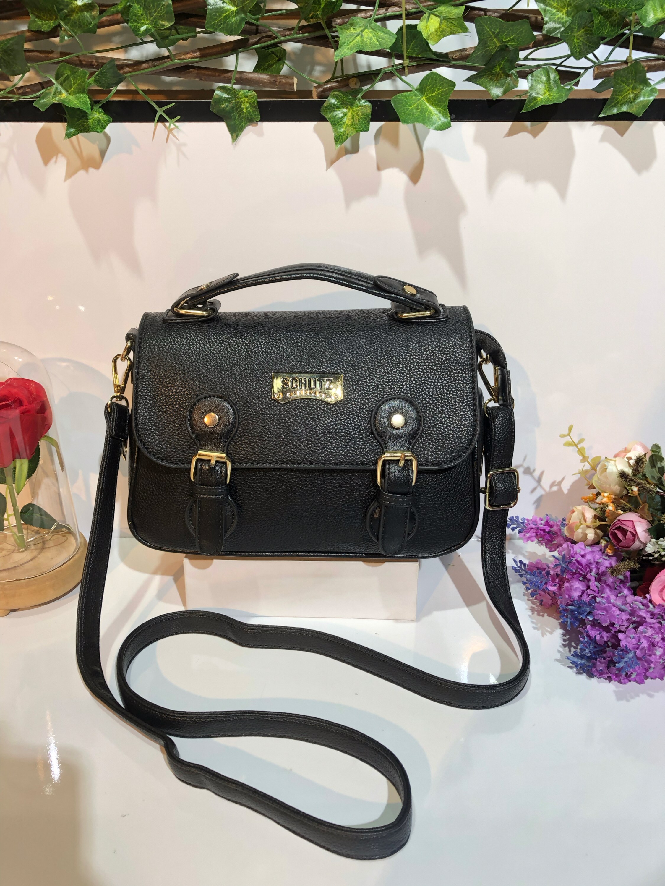 Bolsa transversal baú #7070