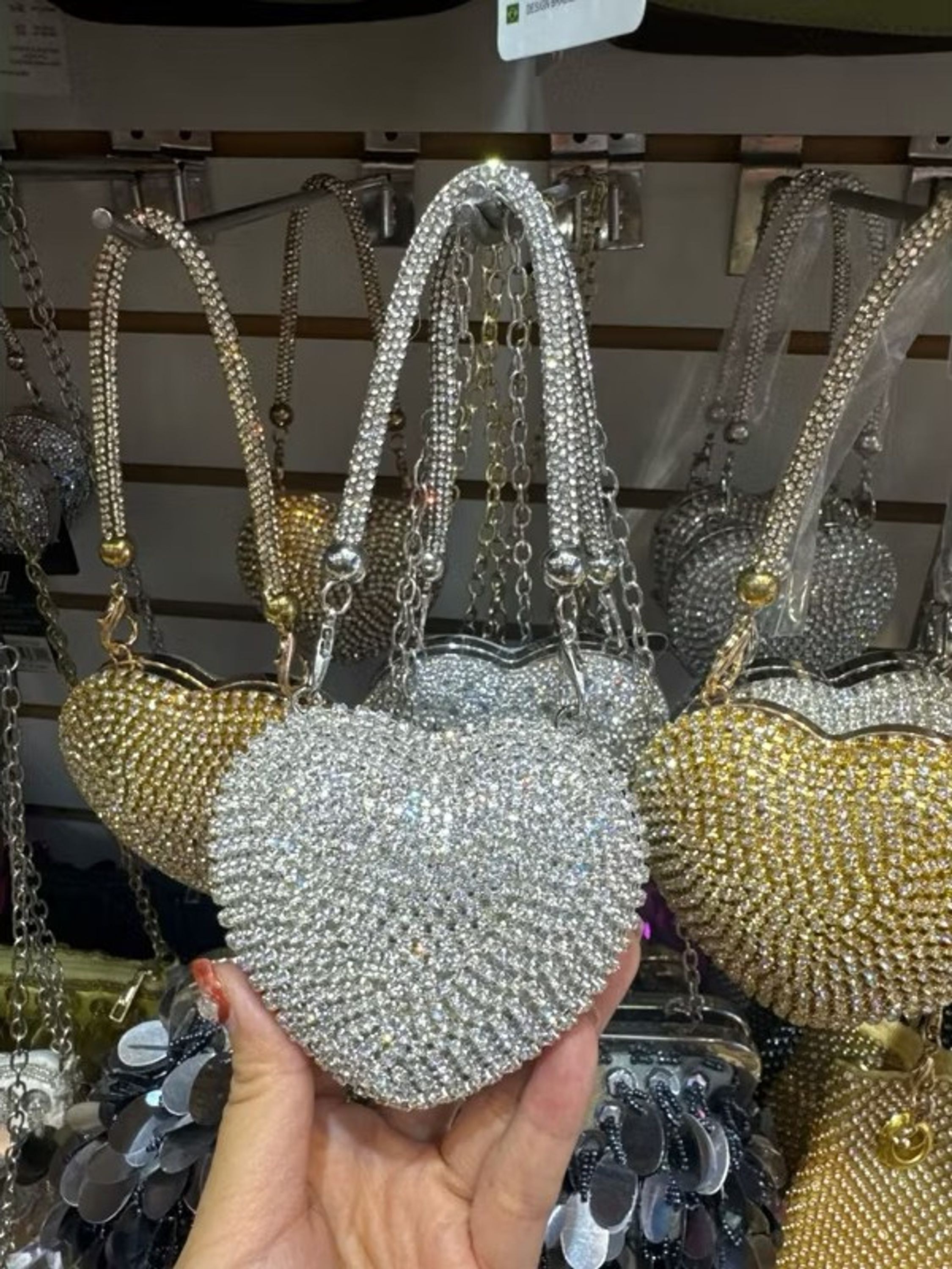 Mini bolsa coração para festa/passeio COD7005