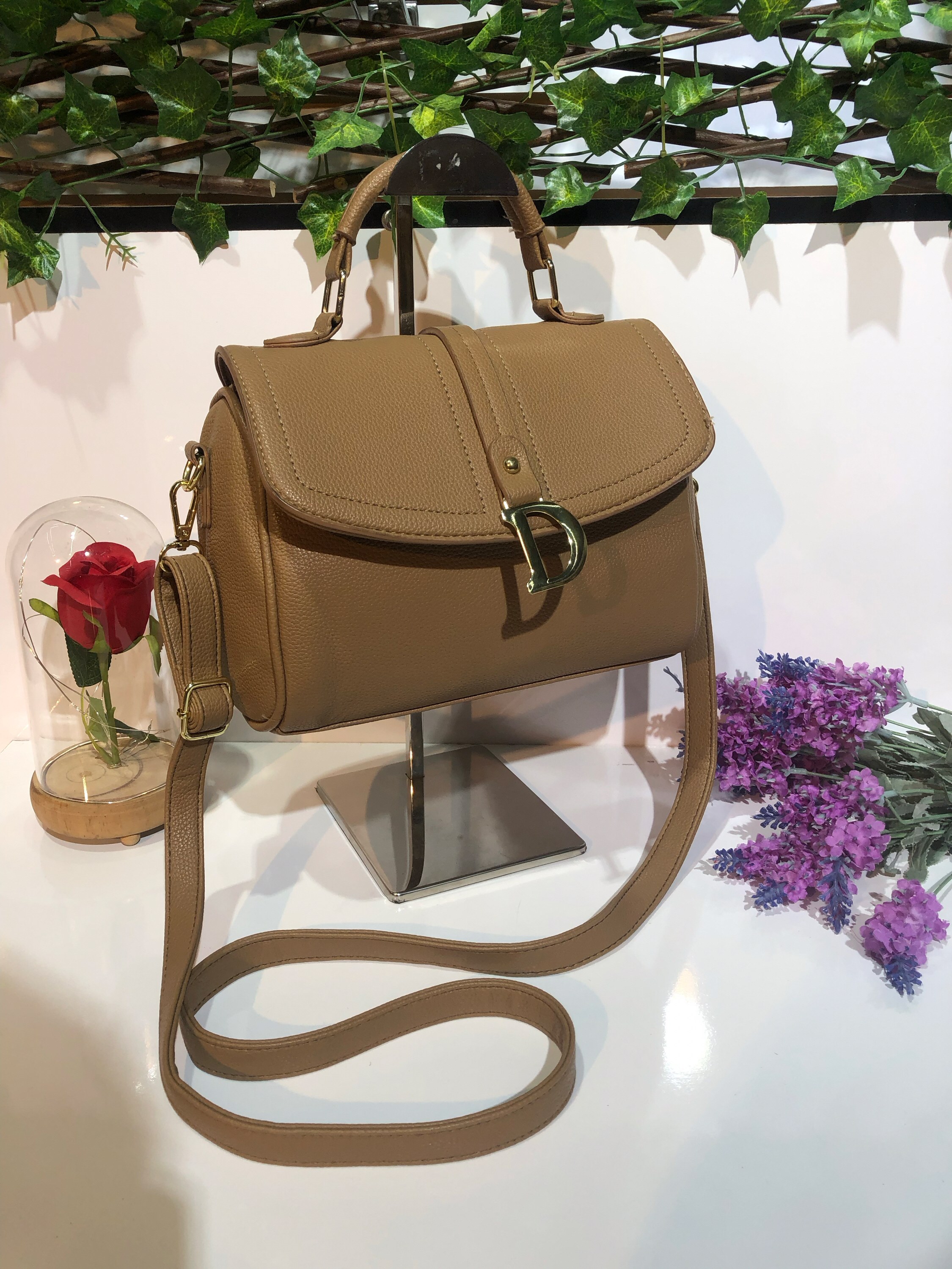 Bolsa baú transversal #6024