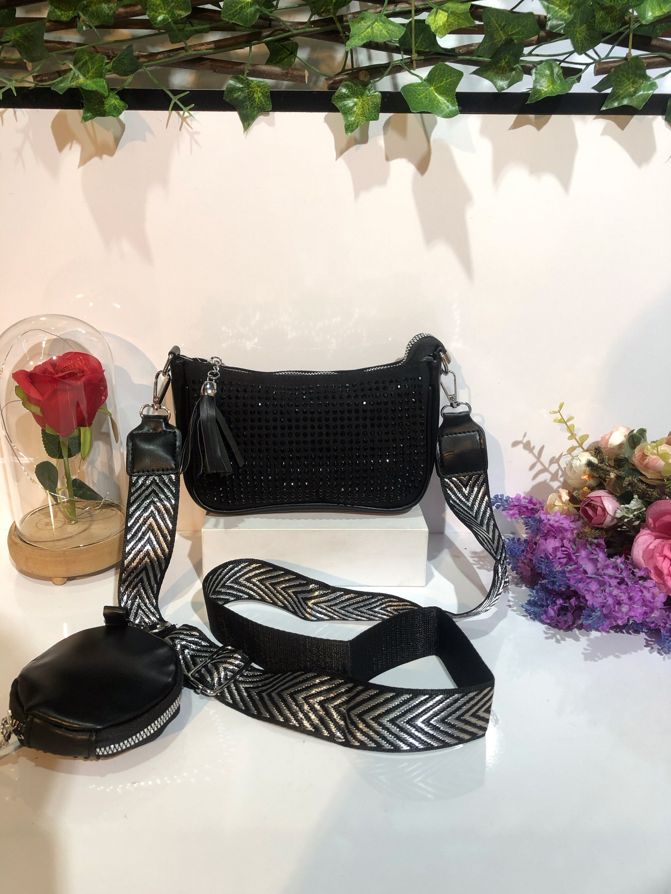 Bolsa transversal com guarda moeda#WT-007