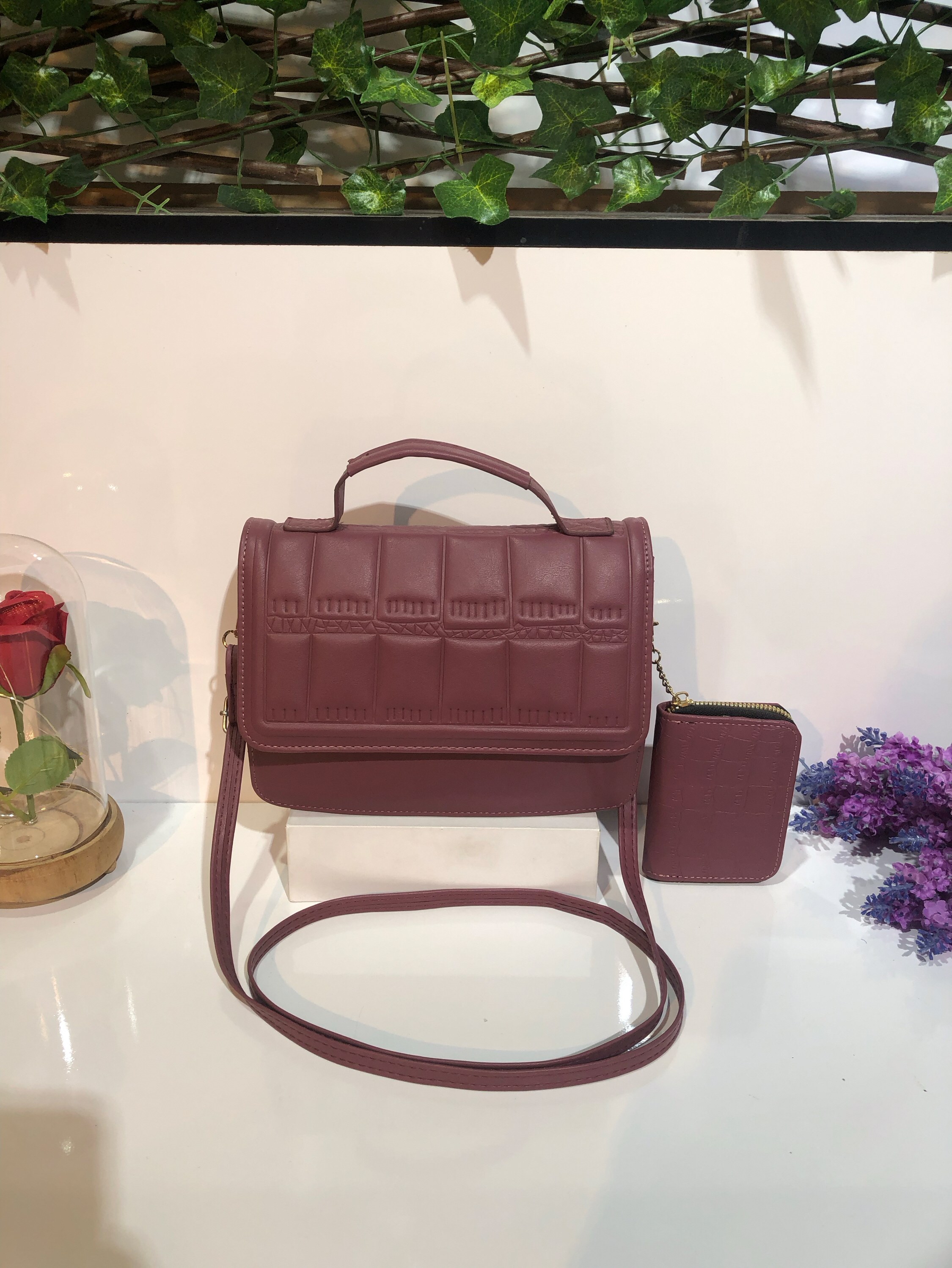 Bolsa transversal com carteirinha #234