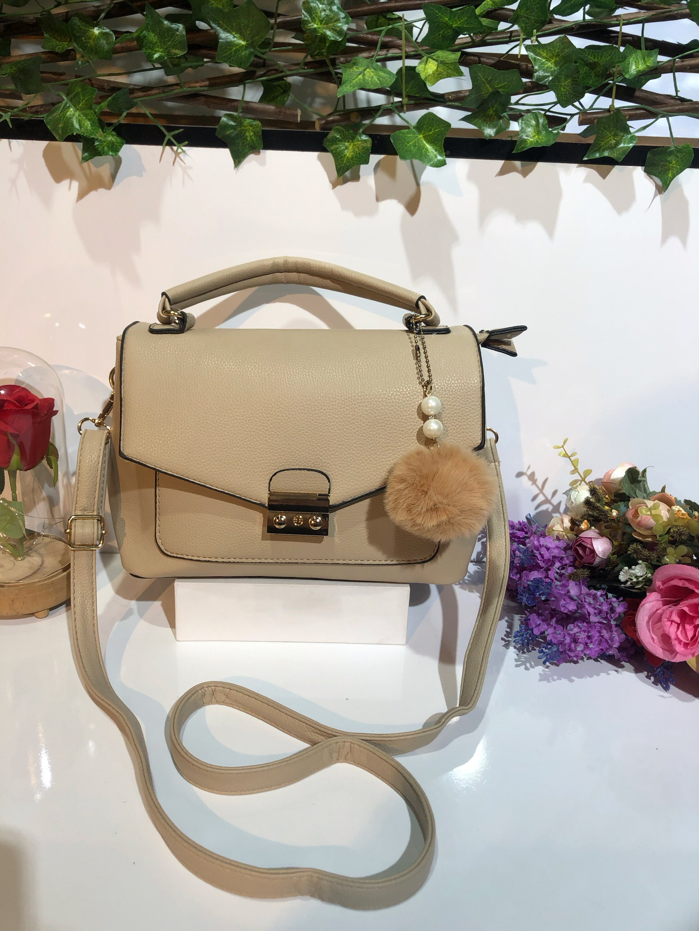 Bolsa tranversal acompanha bombomzinho #DH1021-A