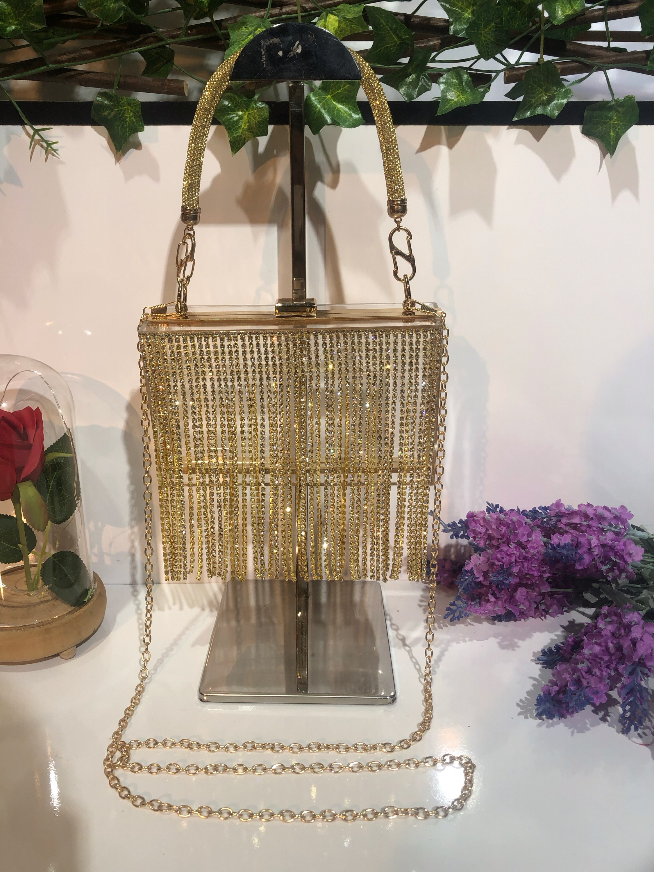 Bolsa de festa transparente chiqui #TY2127