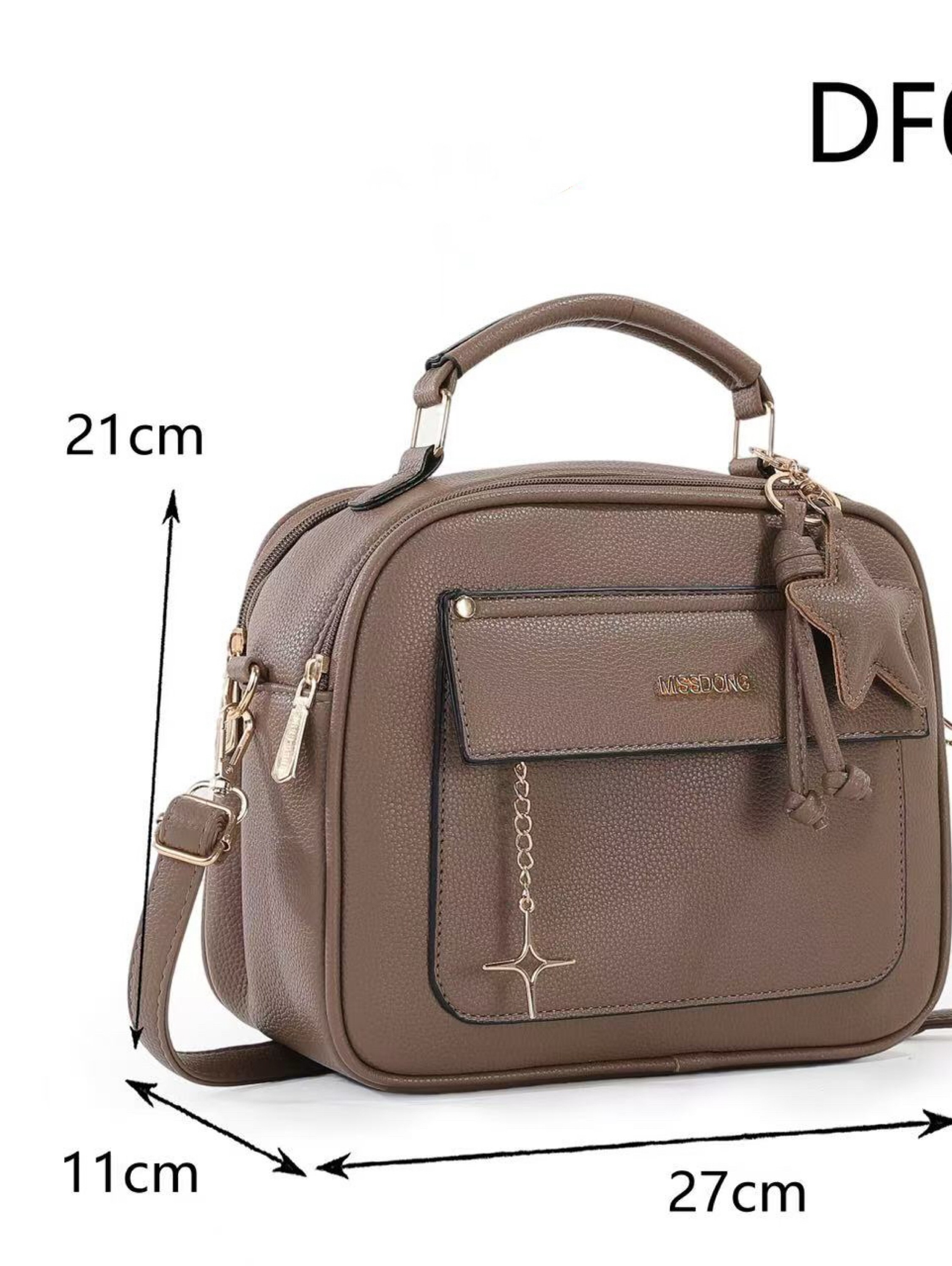 Bolsa transversal com chaveiro #DF066-L