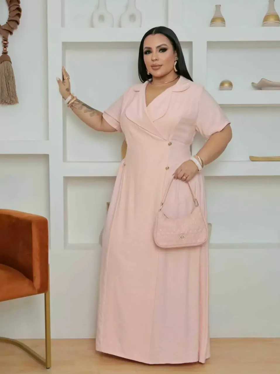 Vestido Carolina plus size