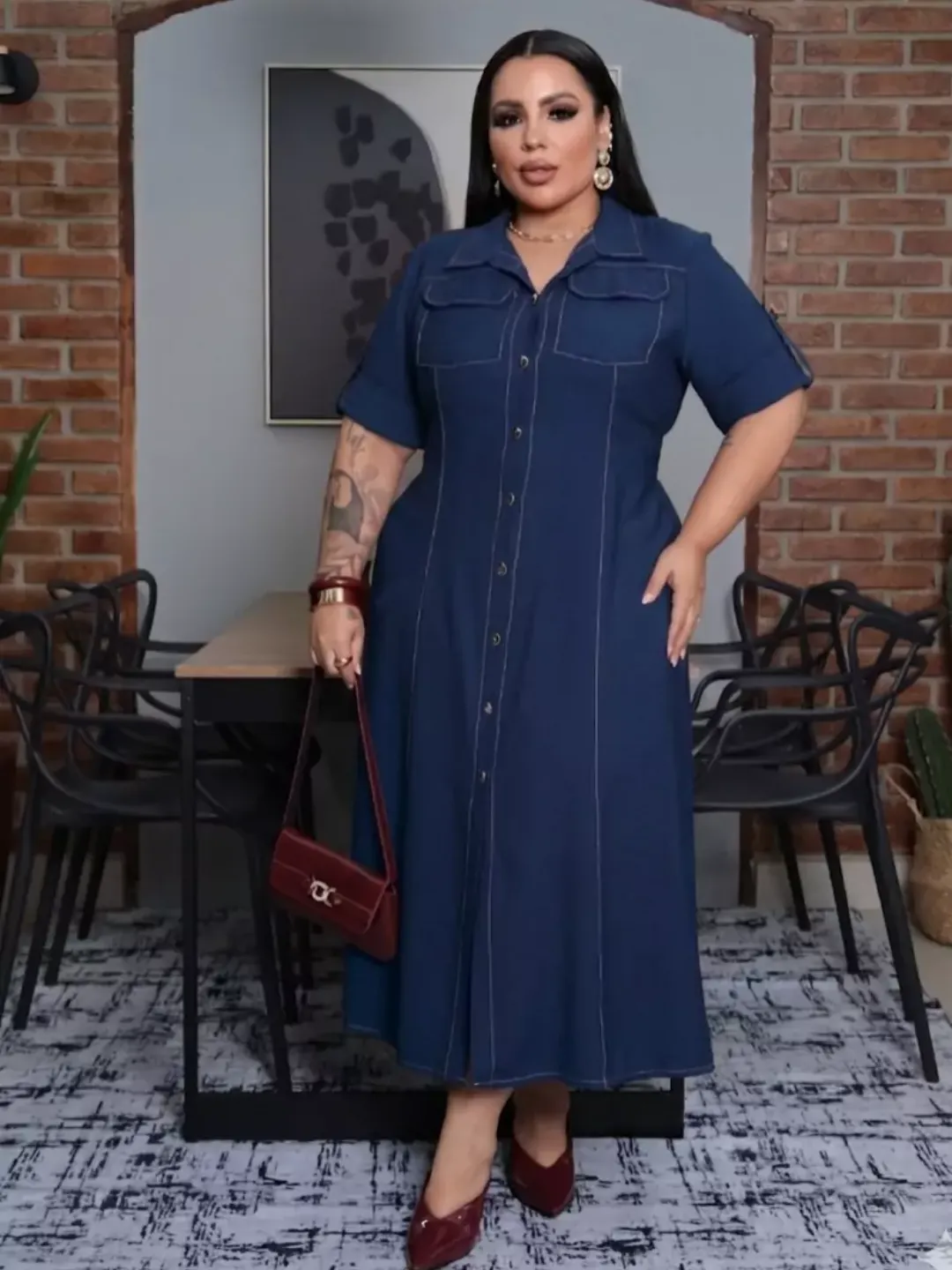Vestido plus size