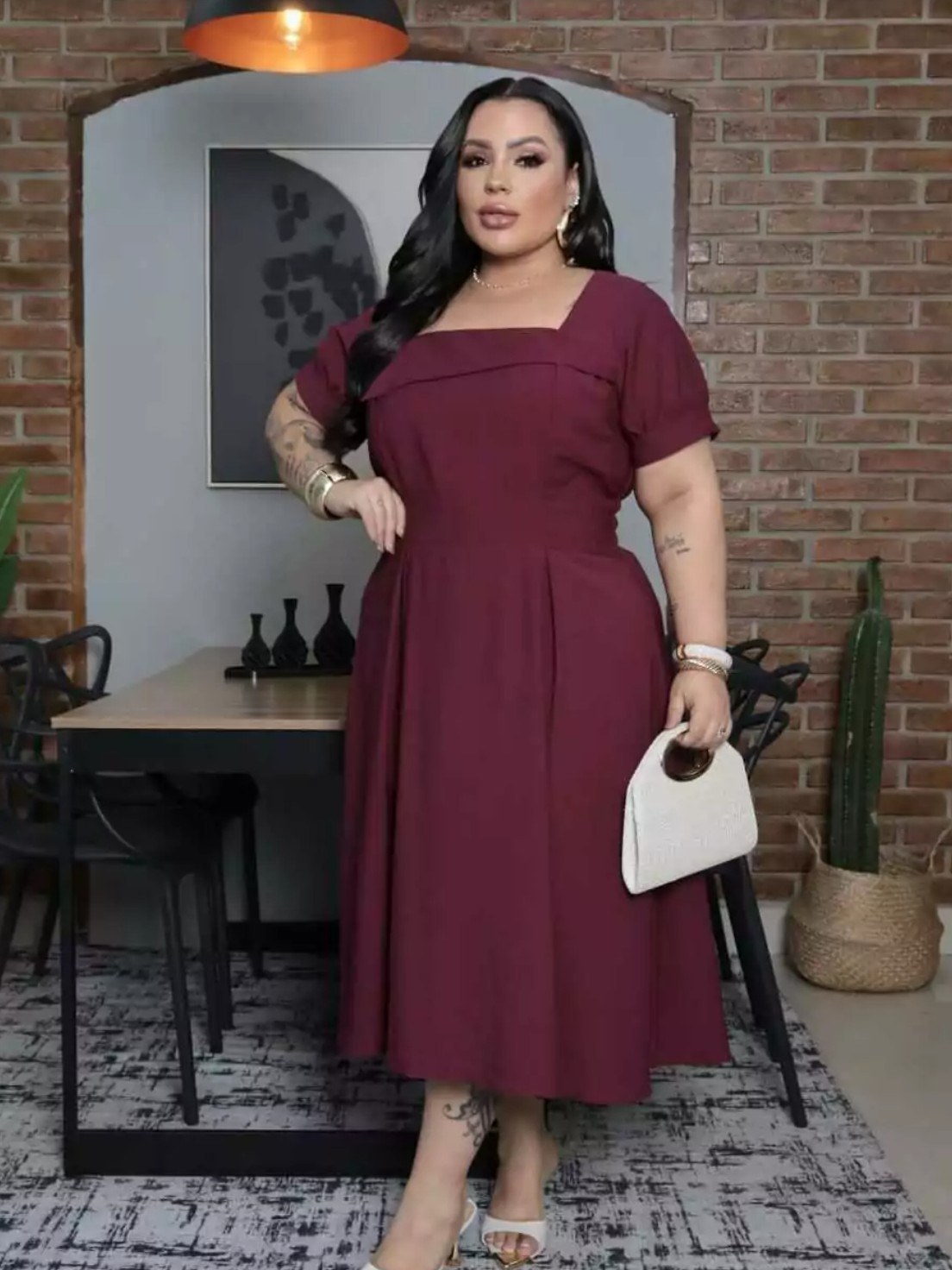 Vestido plus size Catarina