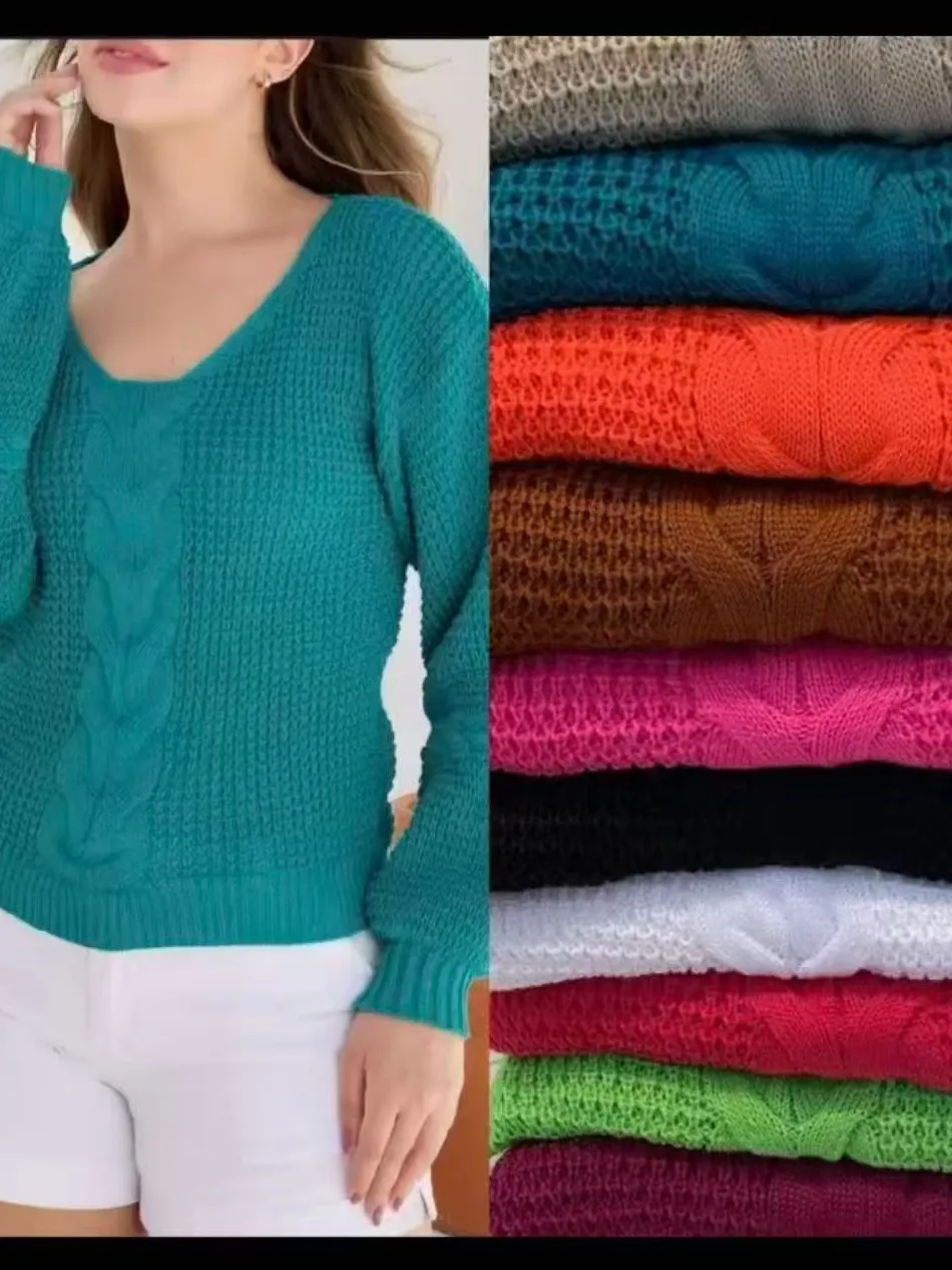 Suéter Trança Feminino Inverno TOP-03
