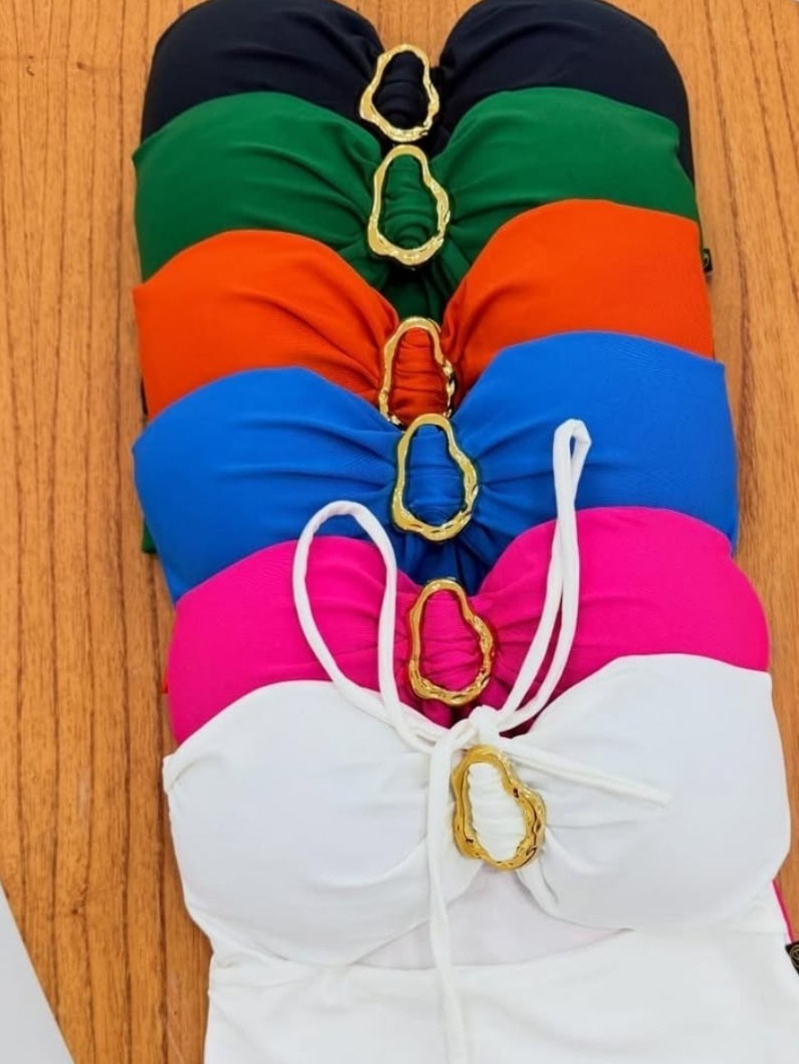 Cropped detalher argola