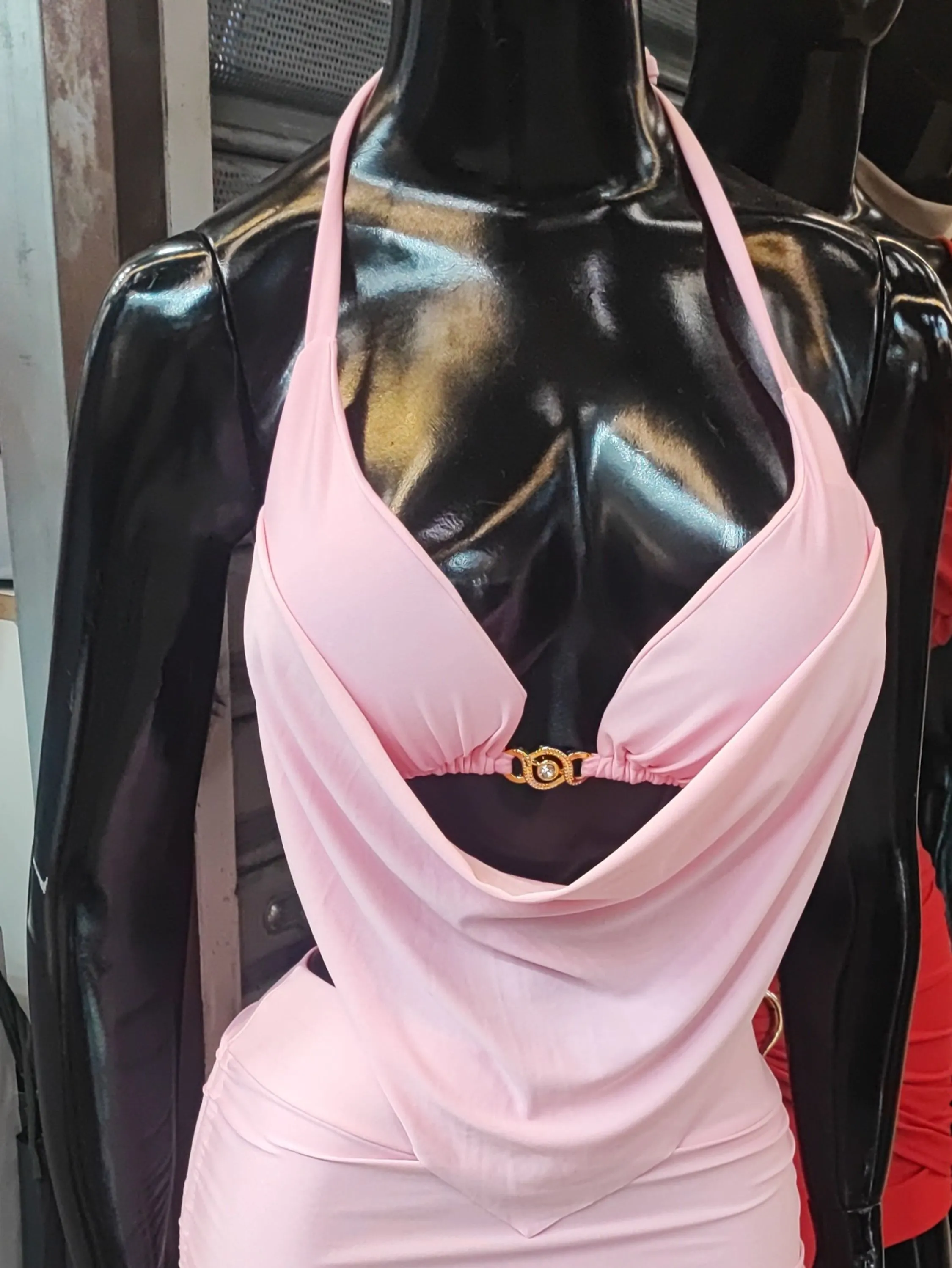 Cropped biquini com babado