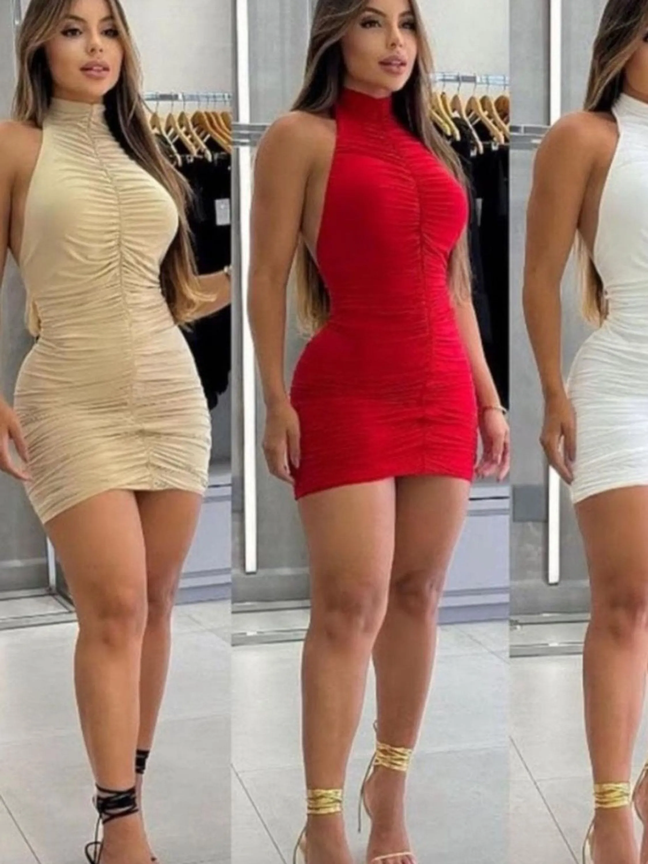 Vestido frente única