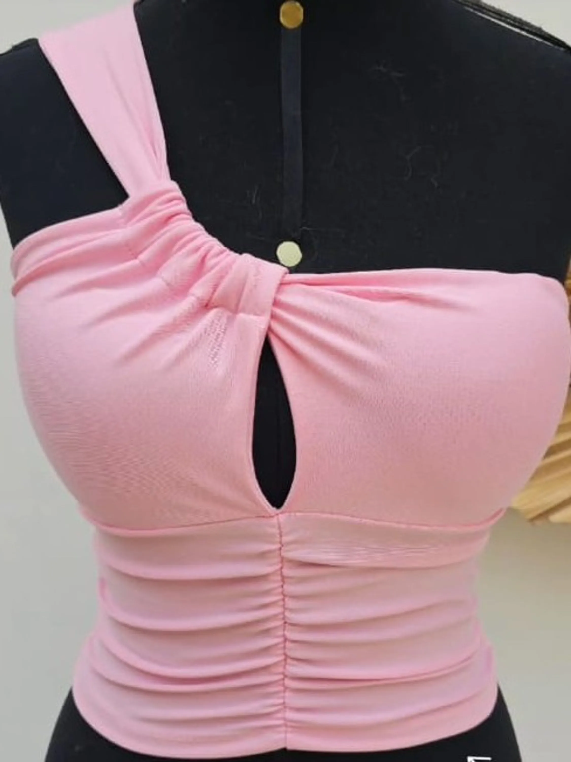 Cropped de uma alça só