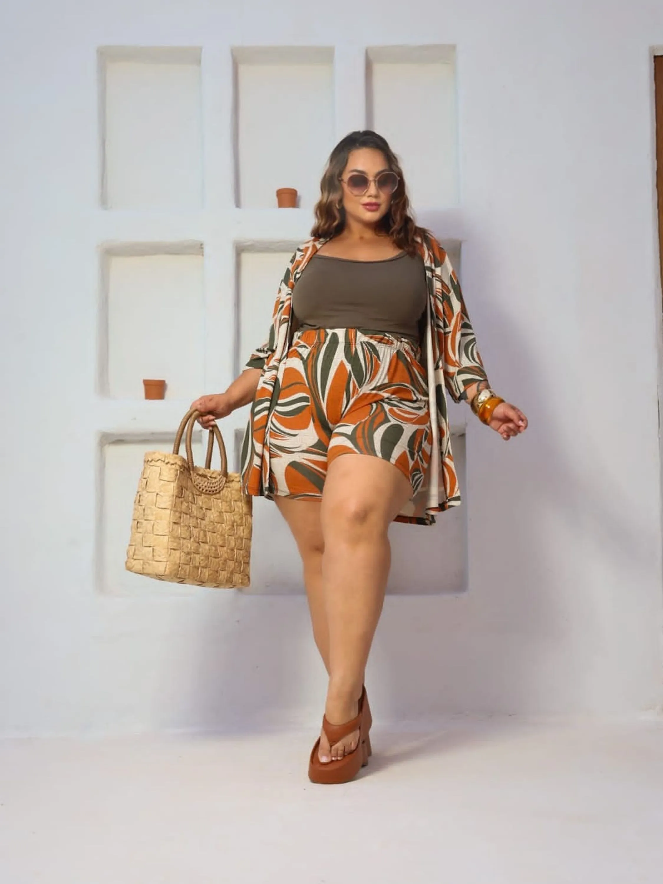 Conjunto Kimono (3 Peças)