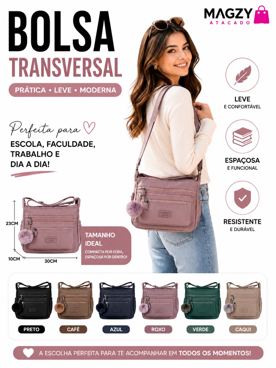 Bolsa transversal