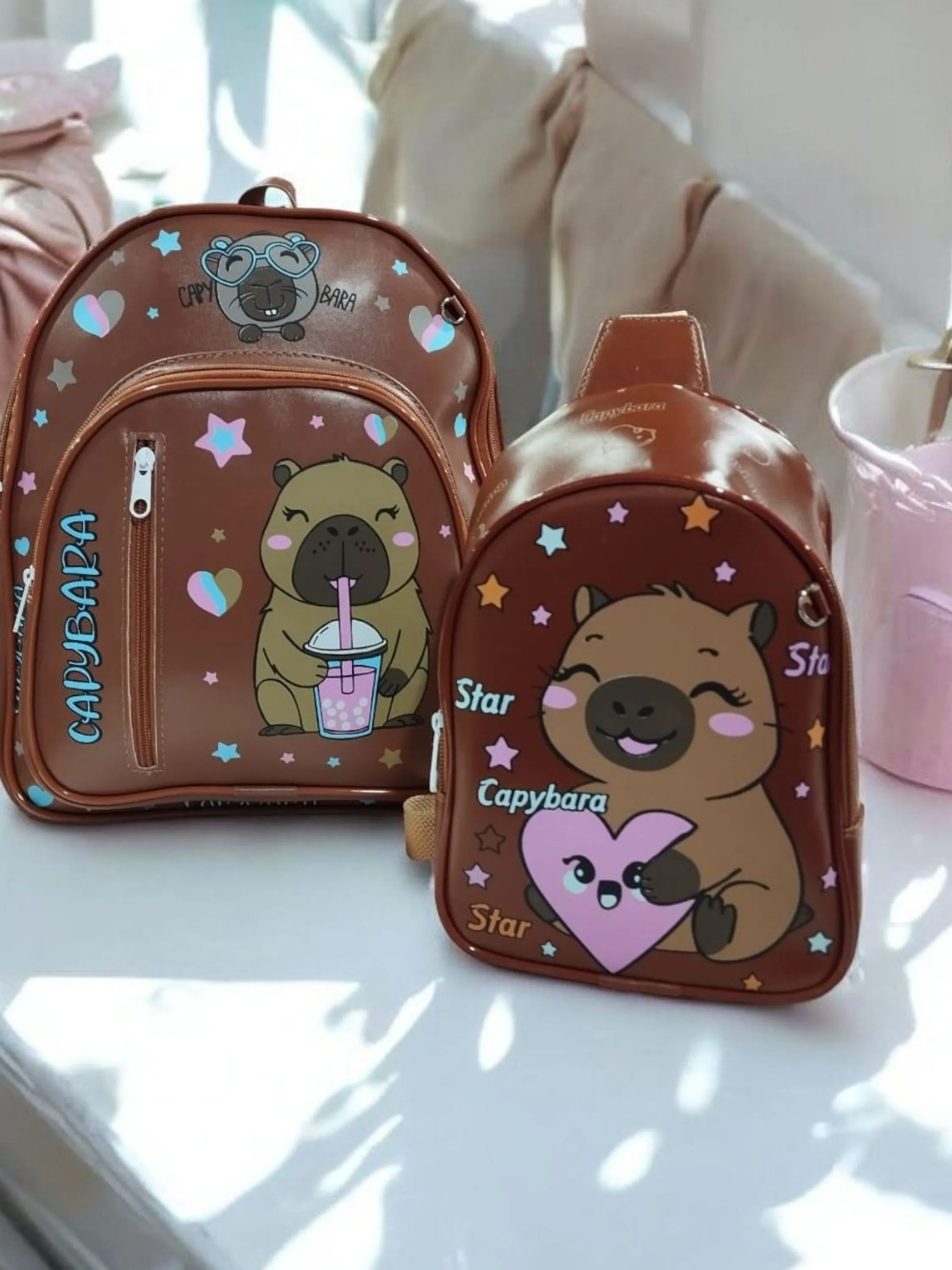 Kit mochila mais Bag Capivara