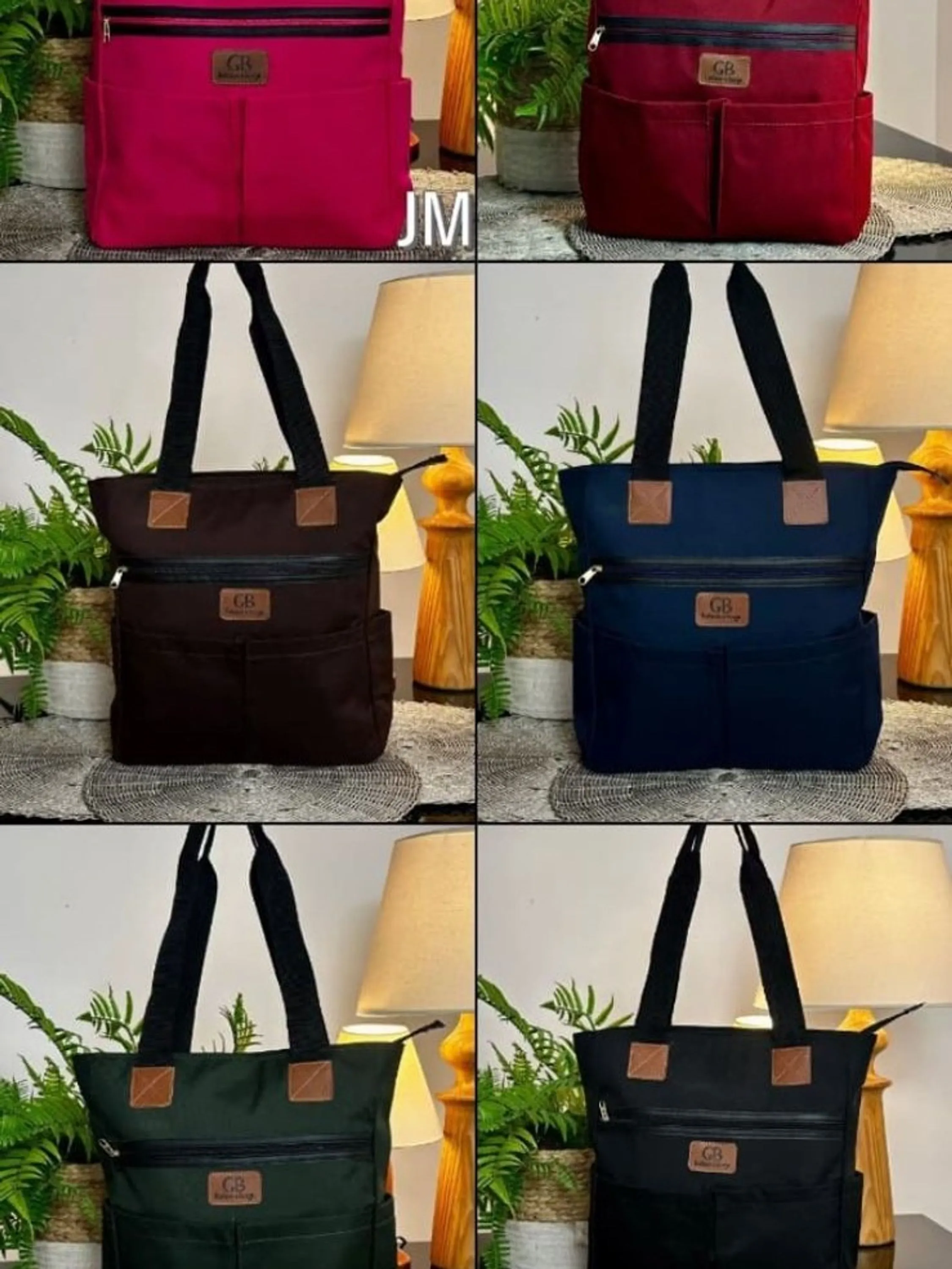 Kit com 6 Bolsa Básica Oxford