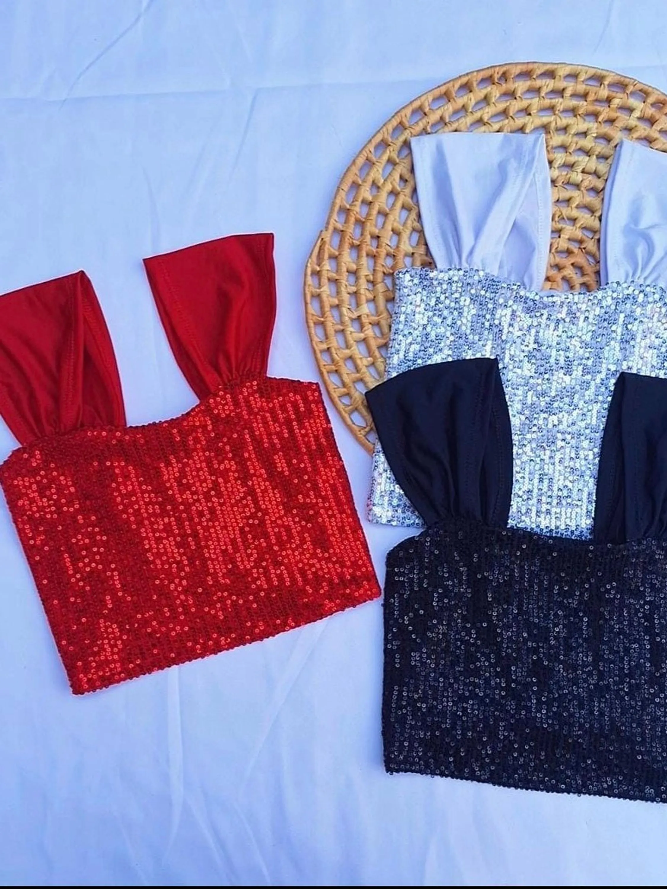 Cropped Paetê LD FlashoeesKids