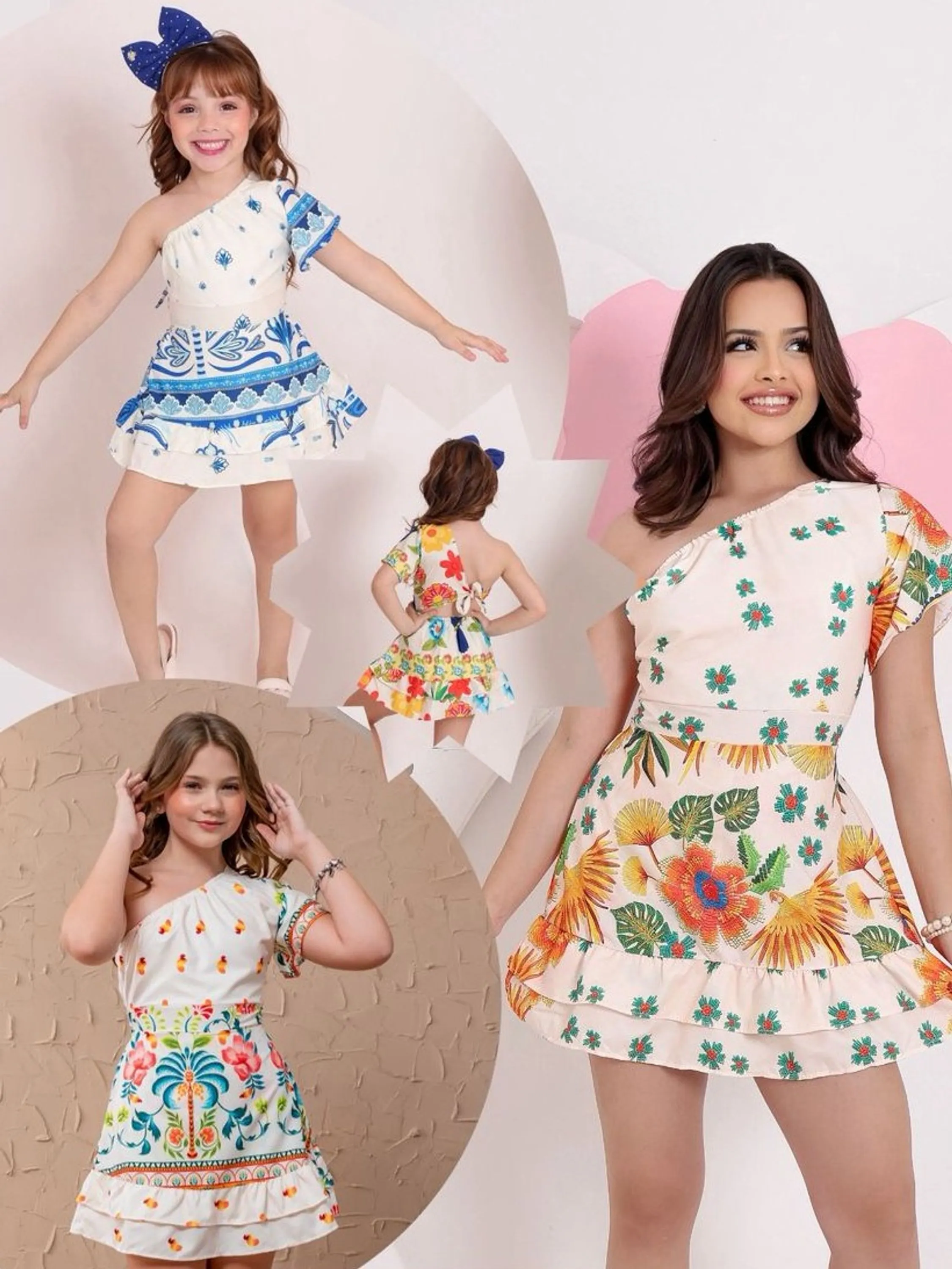 Macaquinho Shorts Saia Infantil Juvenil Flashoeskids