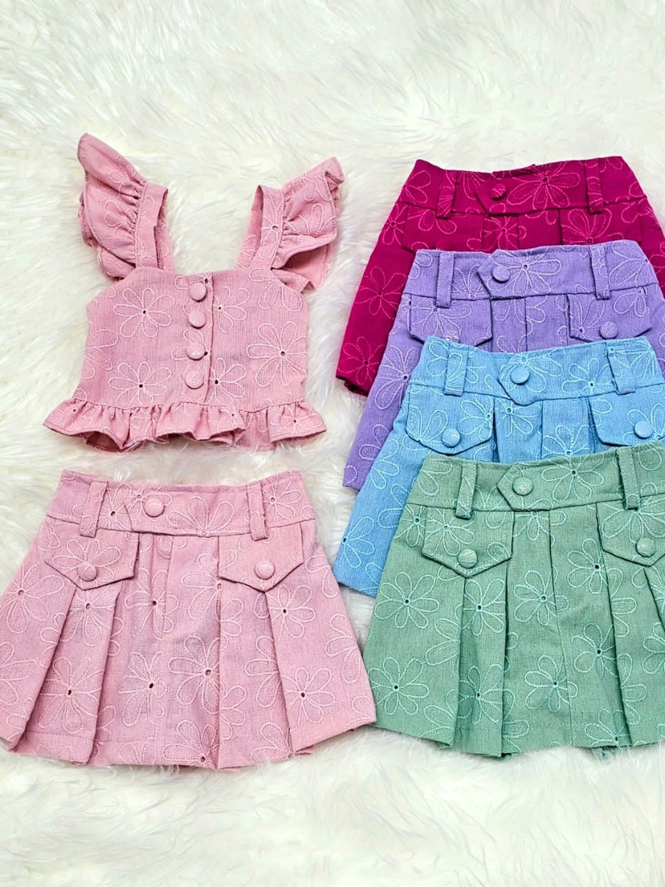 Conjunto Infantil FlashoeesKids Luxo Linho Leise