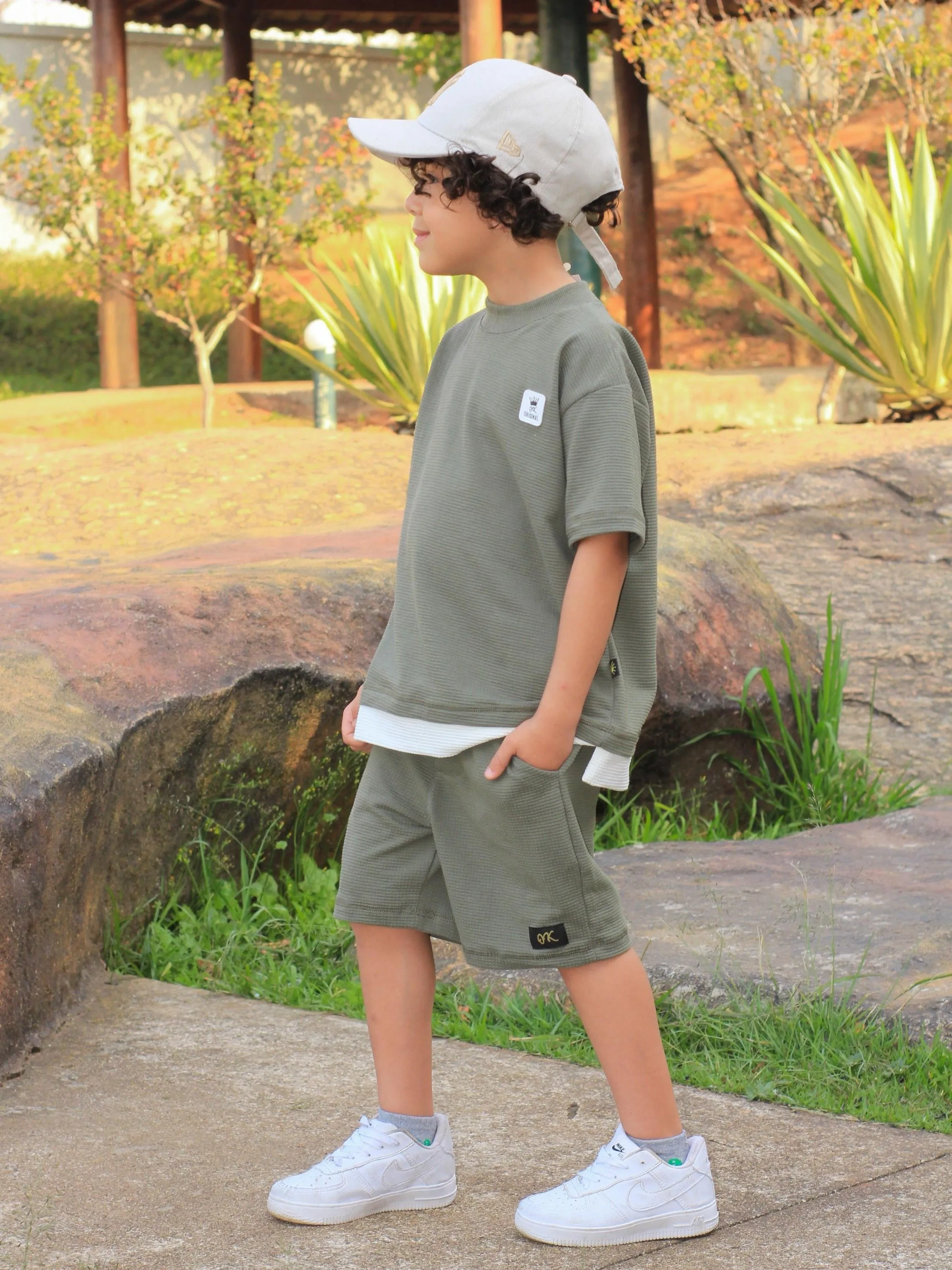 Conjunto infantil masculino flashoes