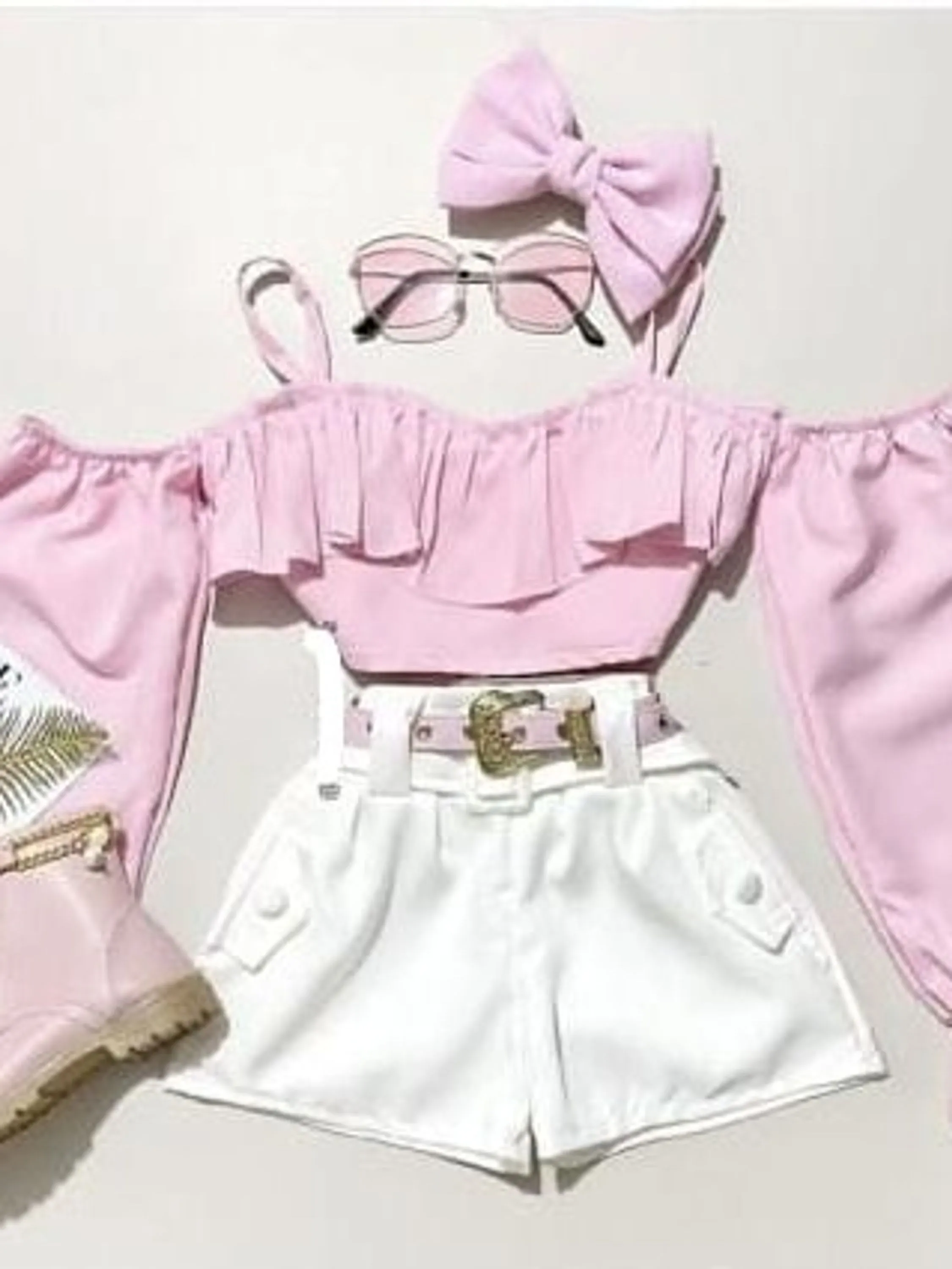 Crooped infantil flashoeskids