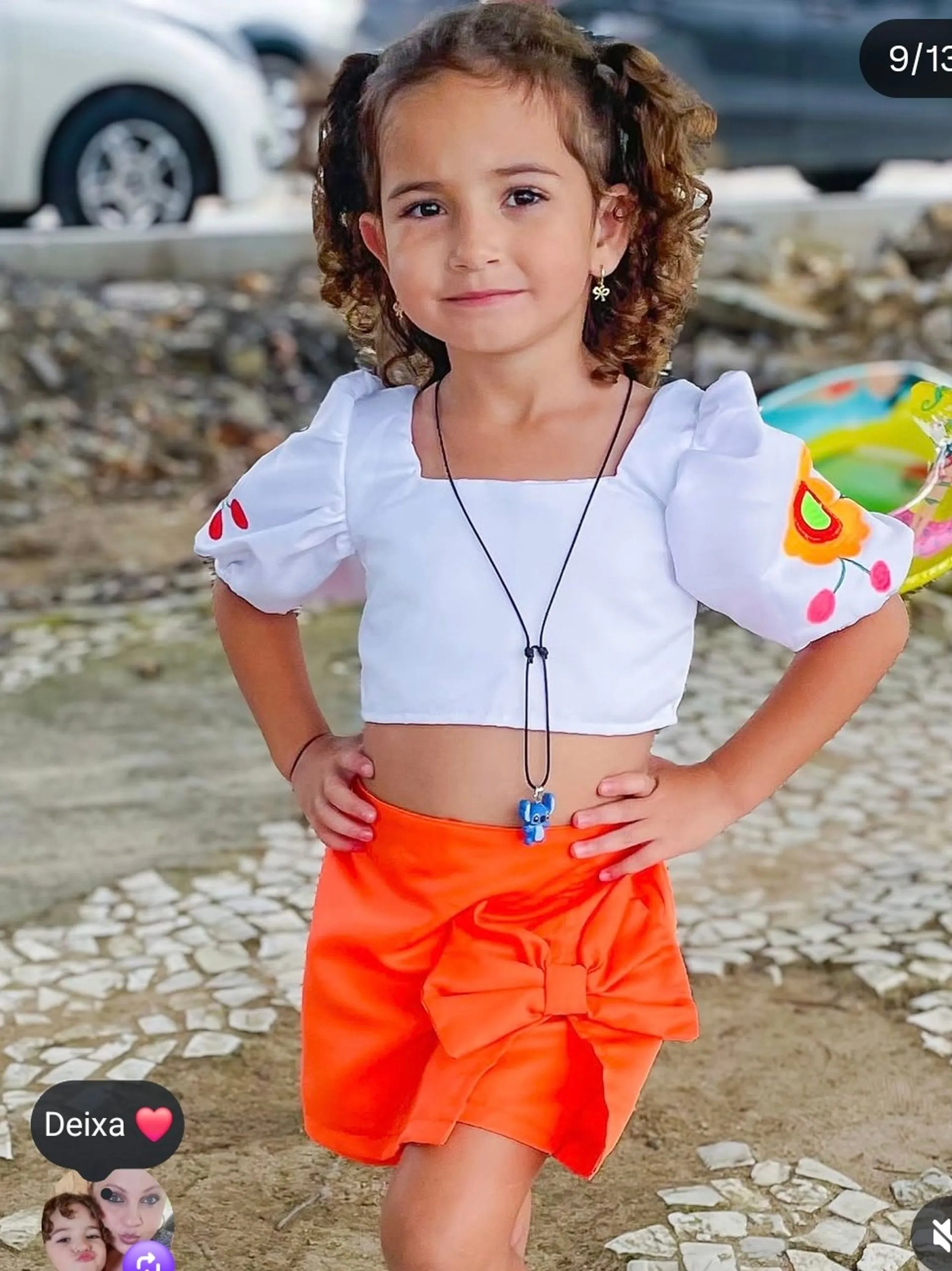Conjunto infantil bella flashoeeskids