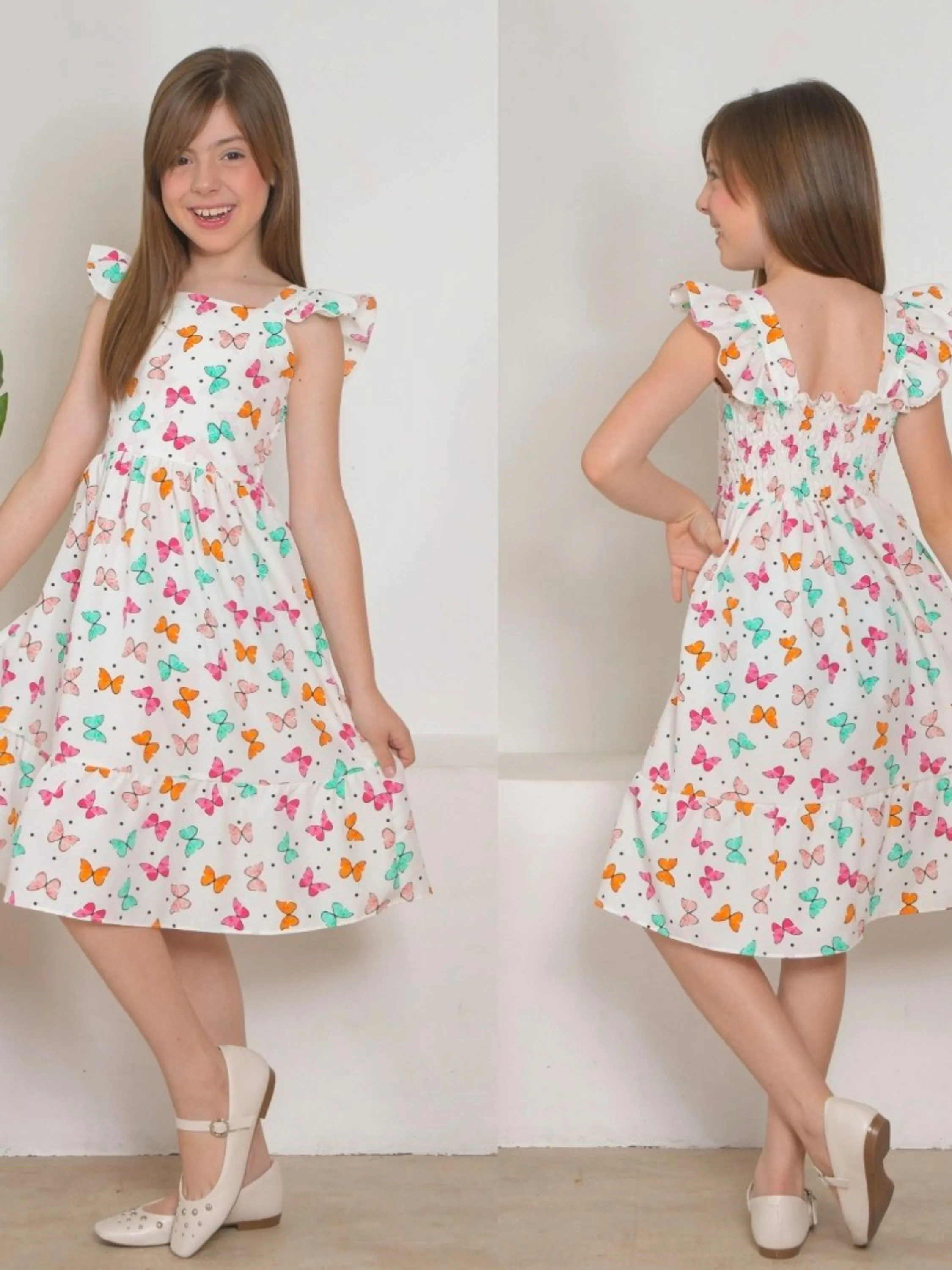 Vestido Borboleta FlashoeesKids ND