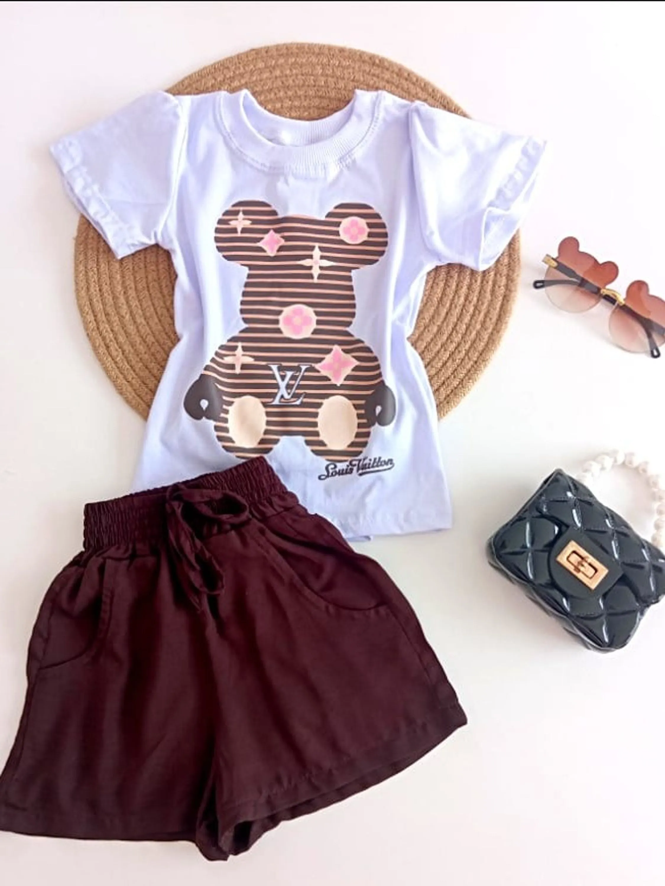 Conjunto Ursinho Infantil FlashoeesKids