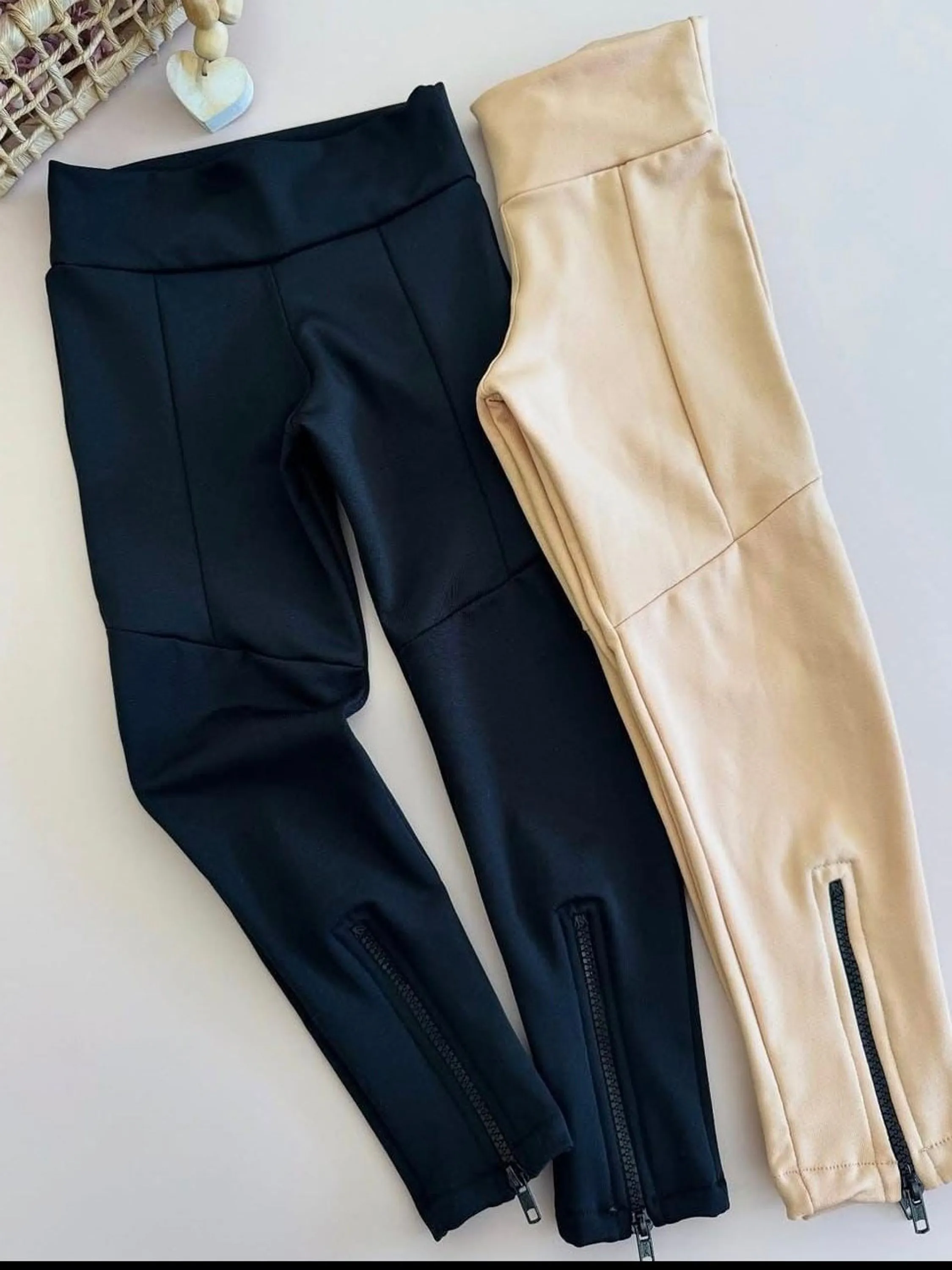 Calça legging ziper infantil flashoeeskids