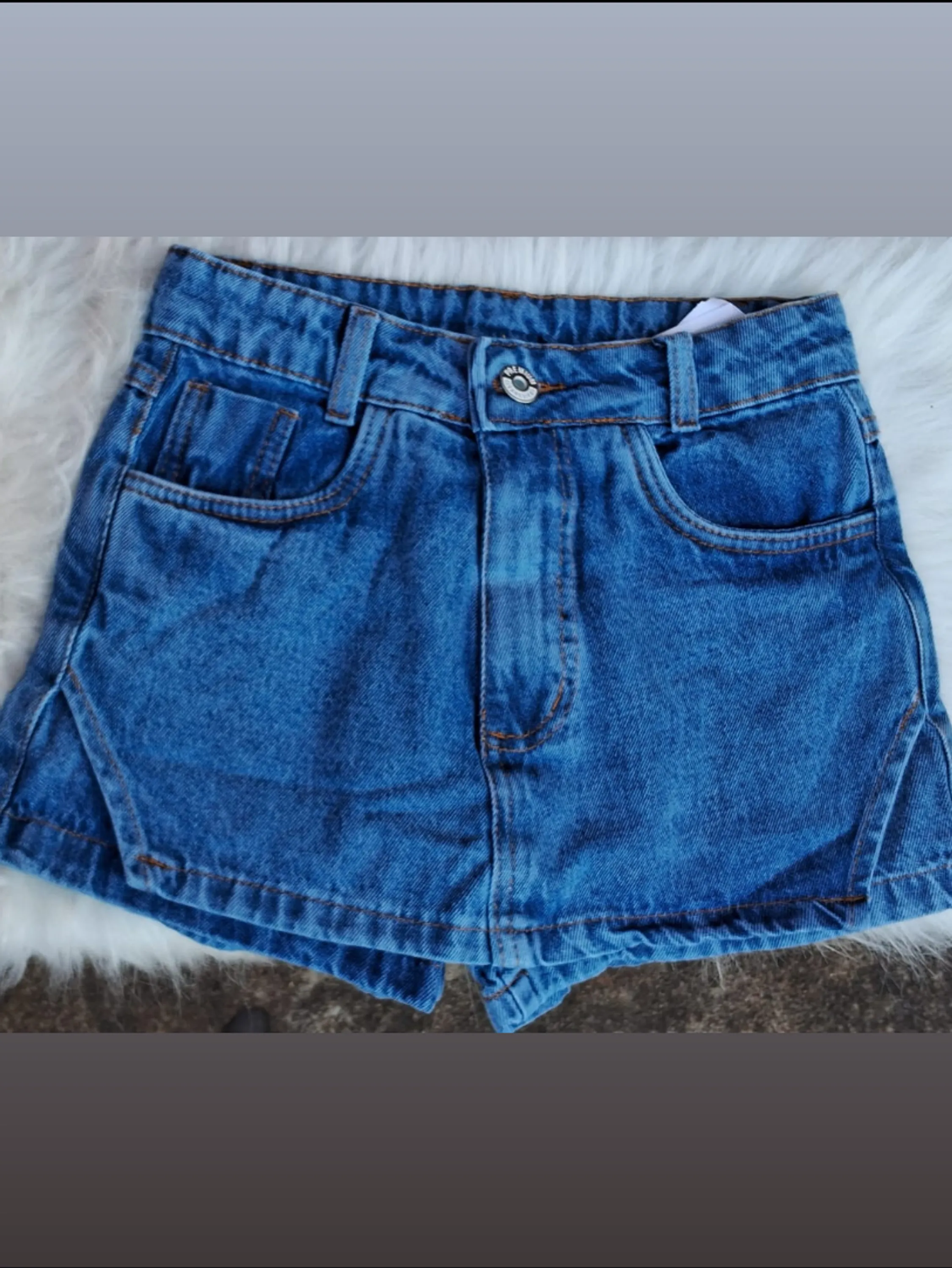 Shorts Saia Jeans Juvenil Flashoeskids