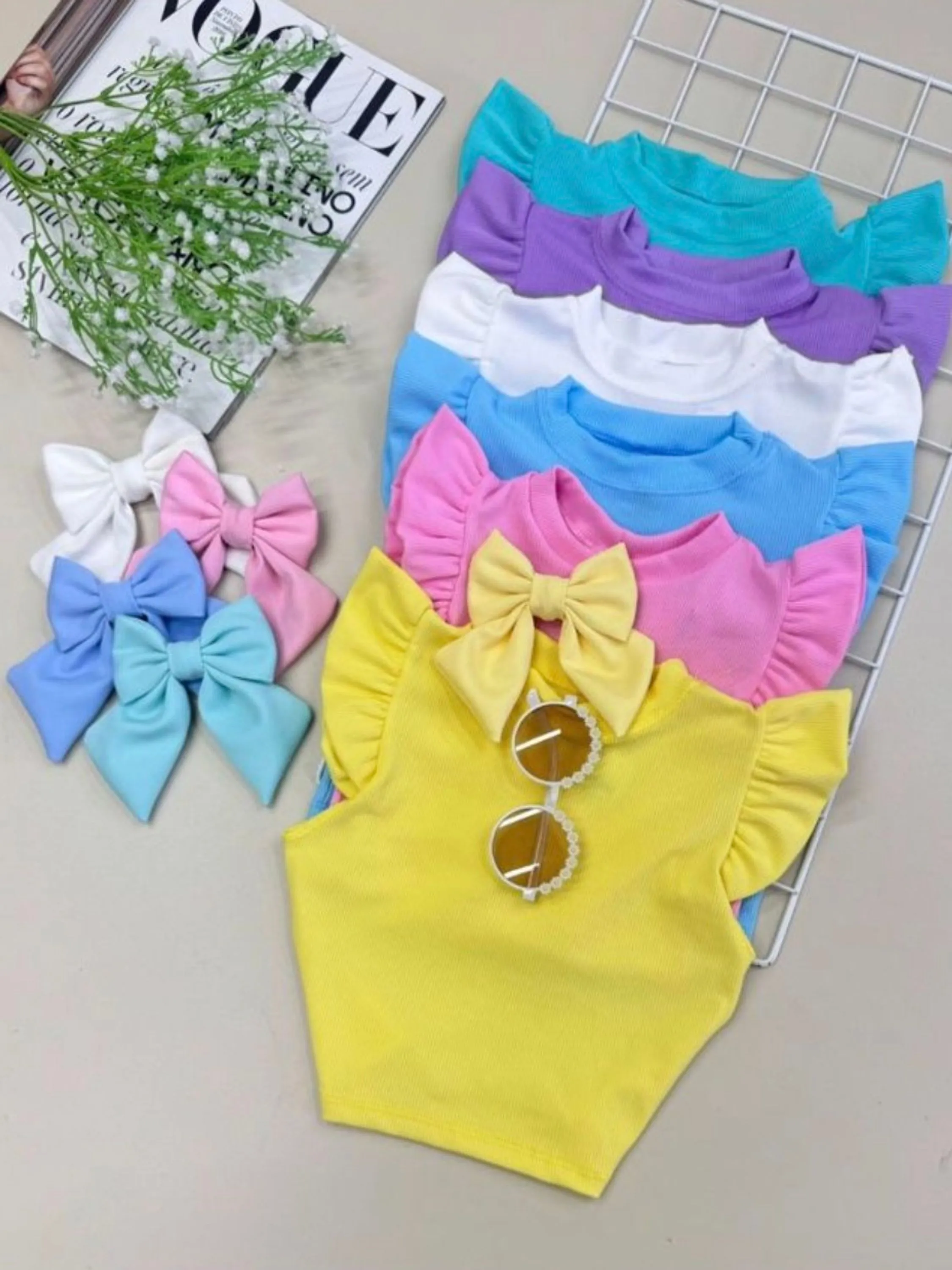 Cropped Canelado Infantil FlashoeesKids
