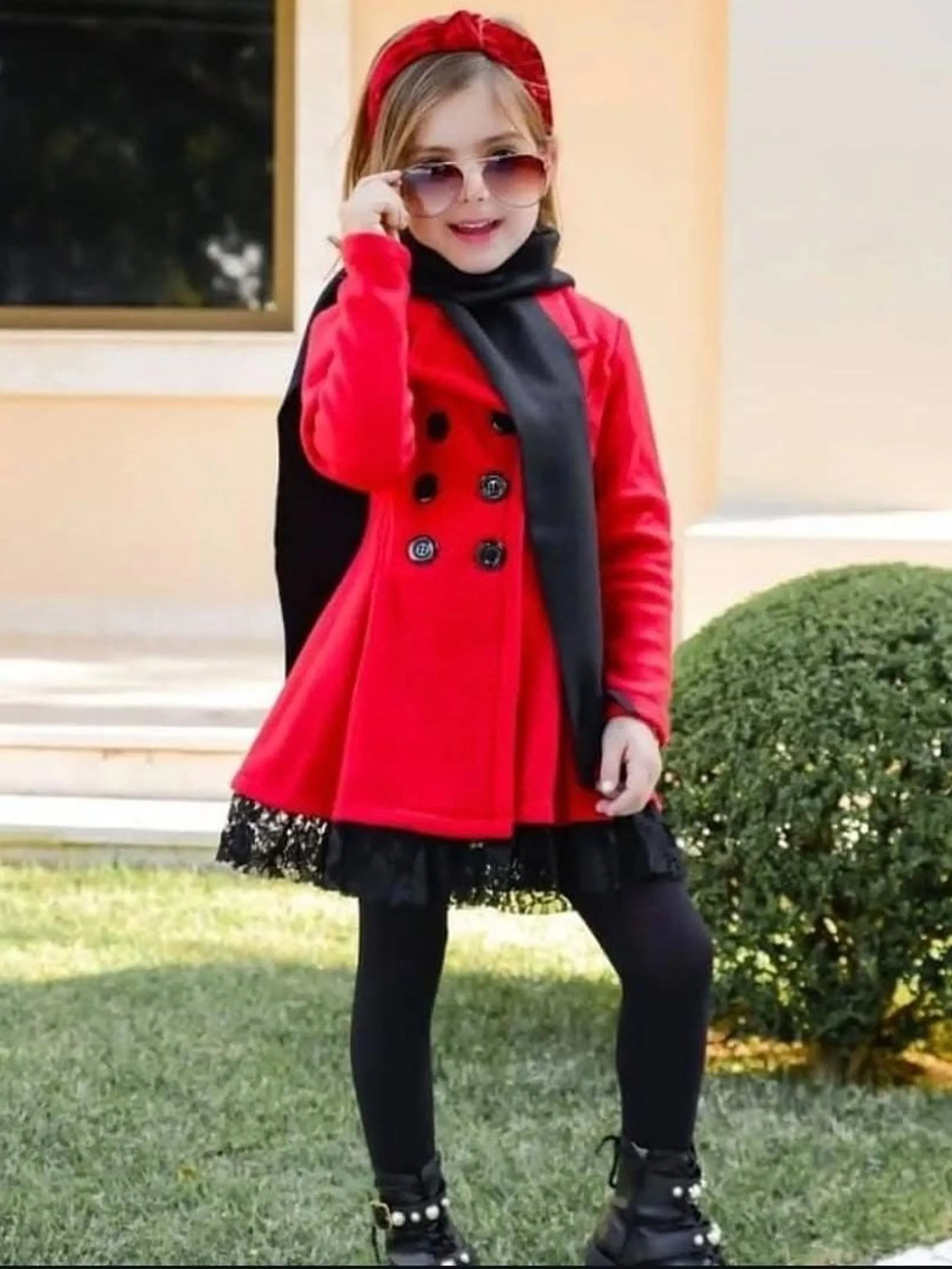 Sobretudo Luxo Infantil Flashoeskids