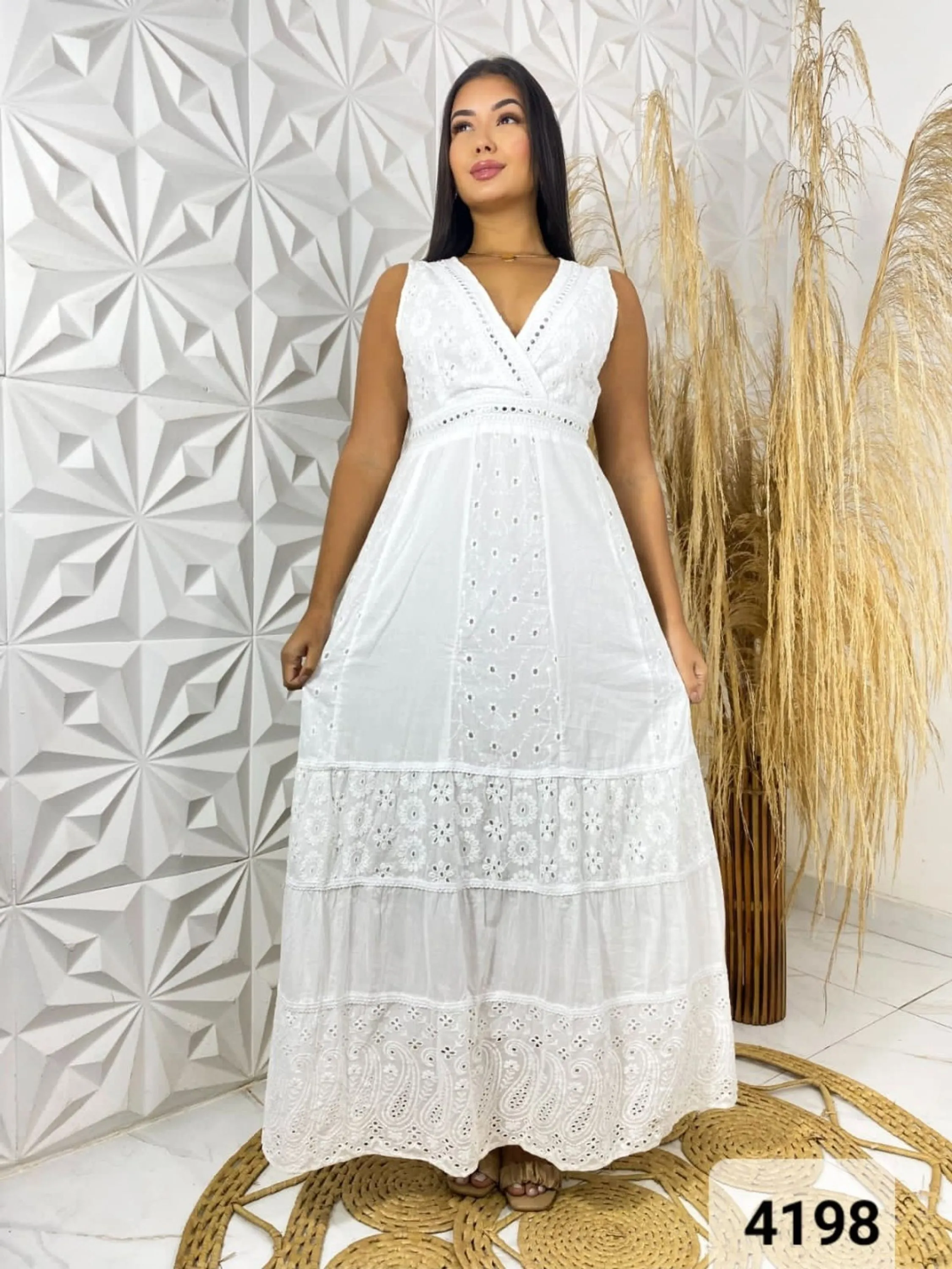 Vestido lese branco