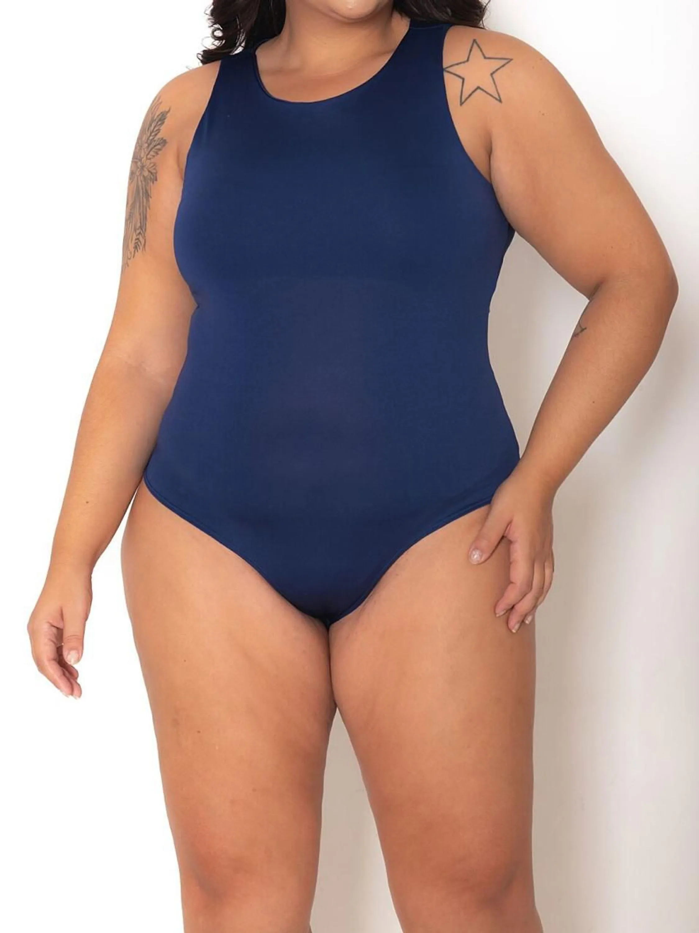 Body Feminino plus size  ALINE roupa grande  maio bory