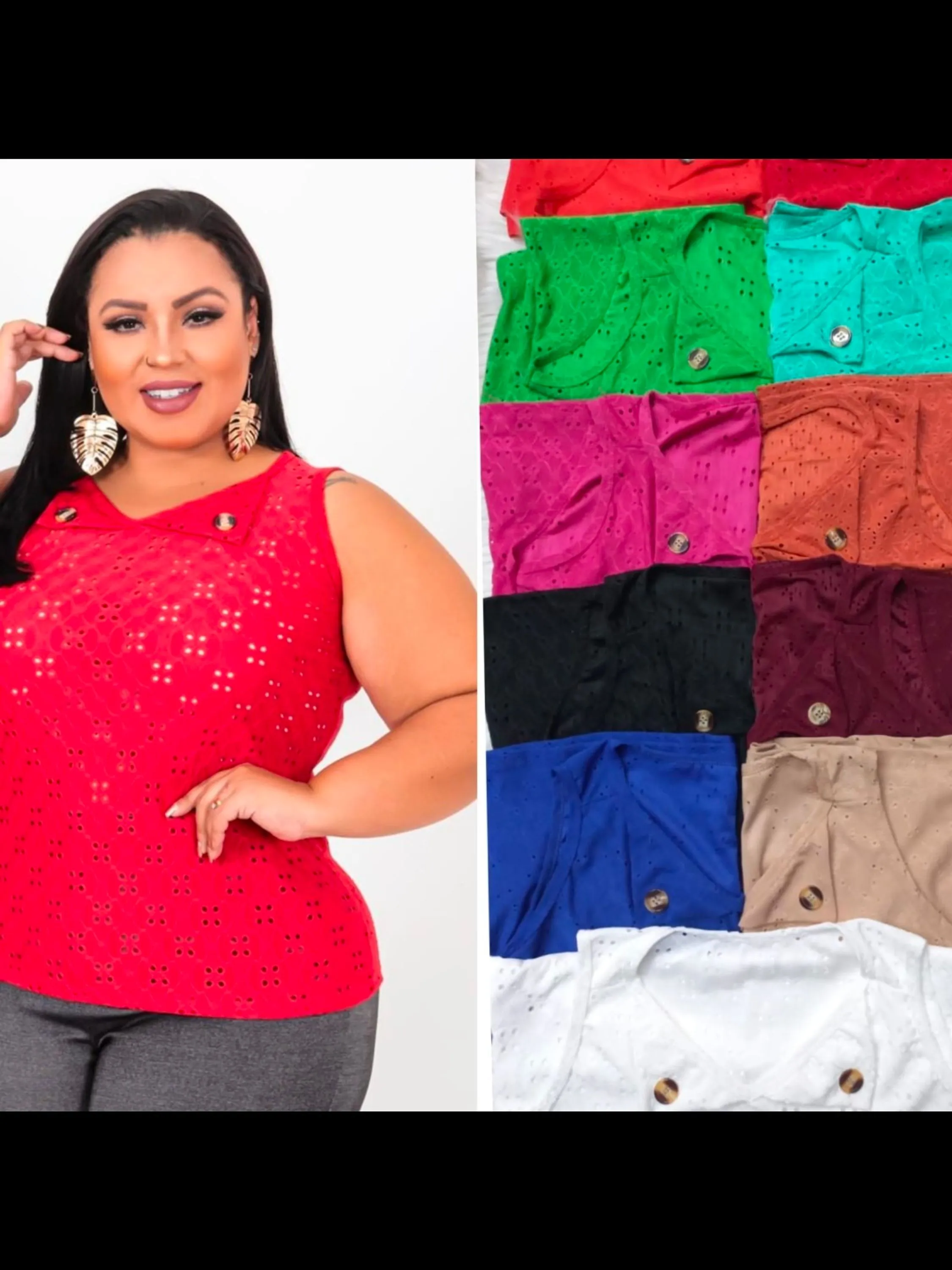 regata plus size lese pink girl