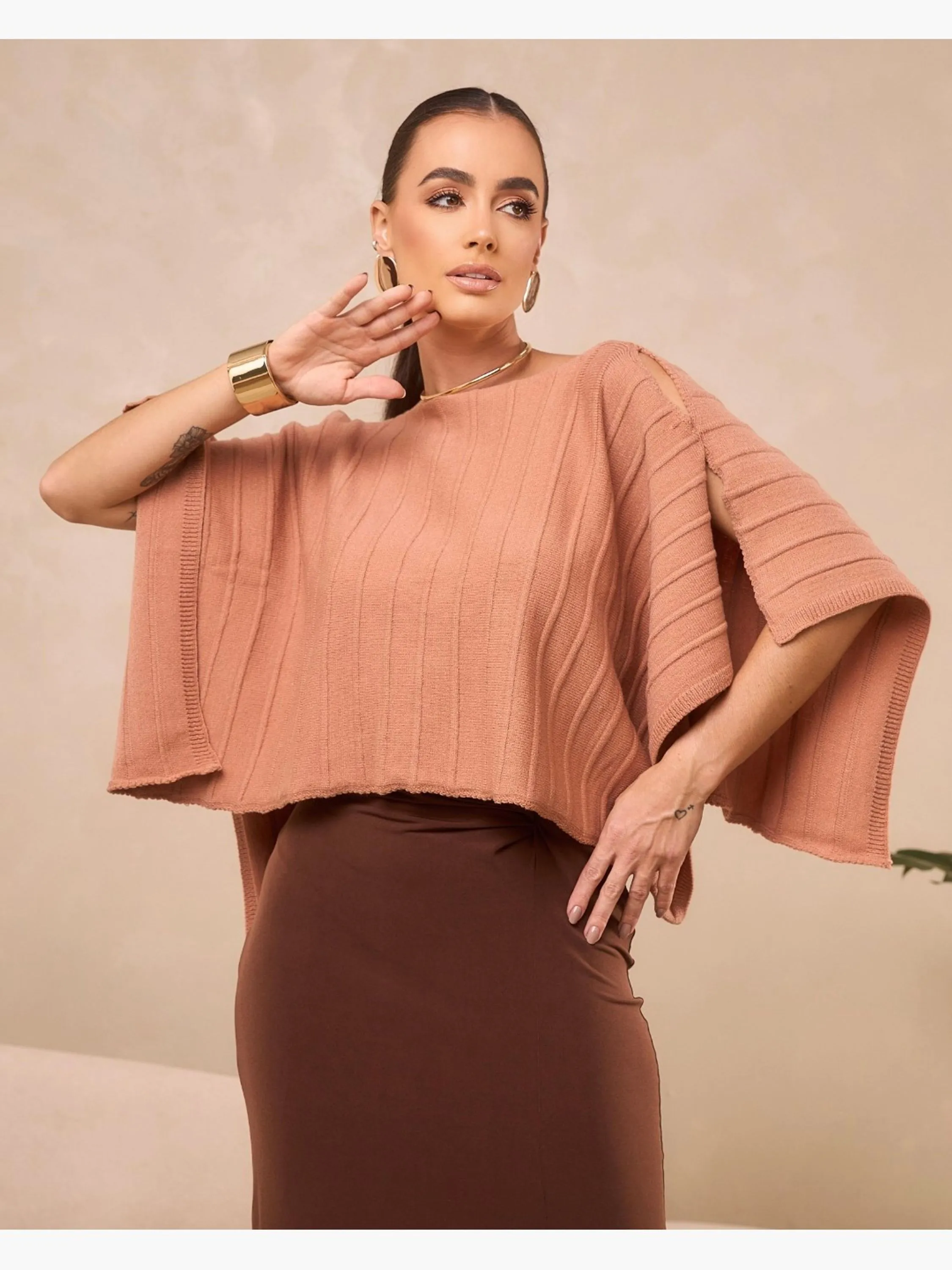 Capa de poncho pink girl