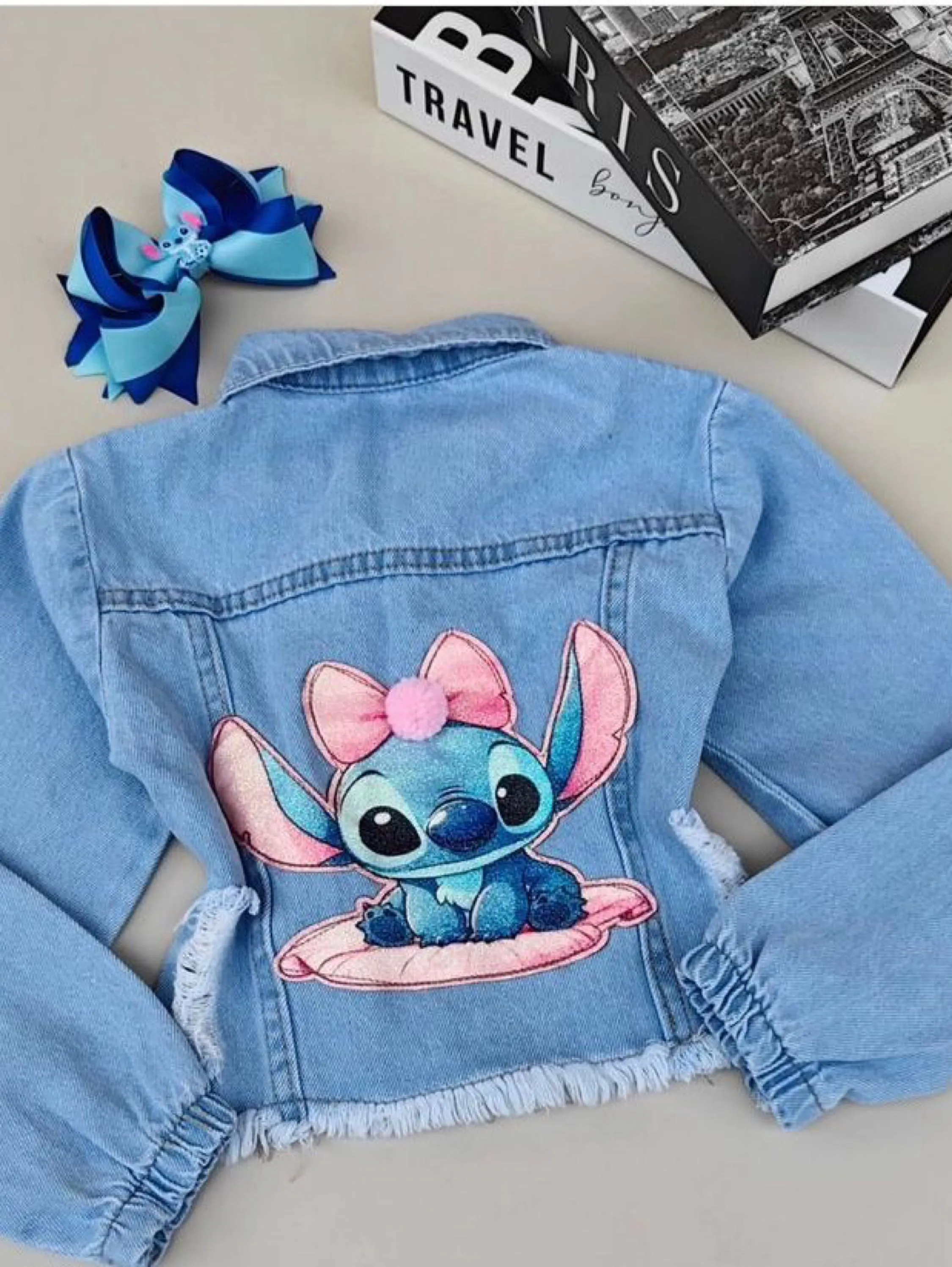 Jaqueta Jeans Stitch Infantil